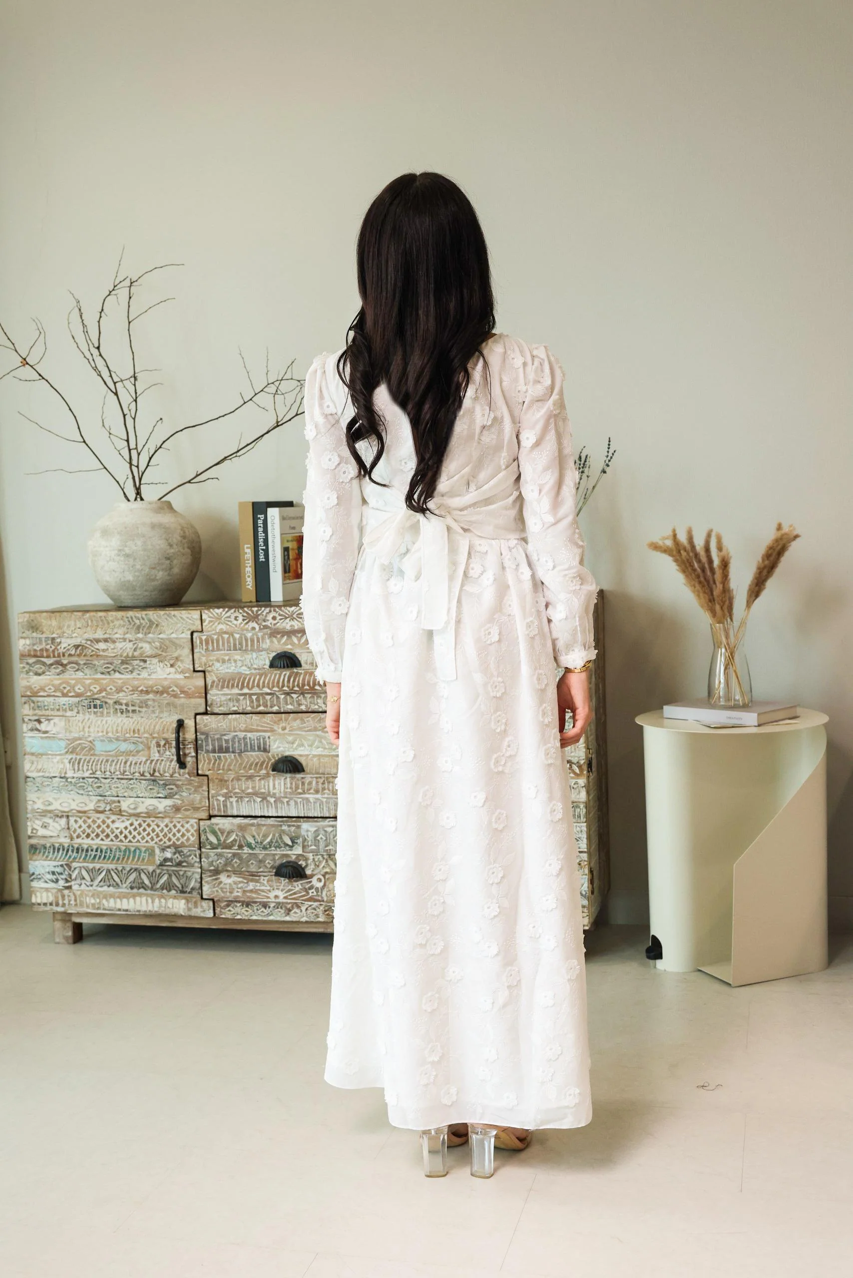 Floraison 3D Floral Dress - Image 4