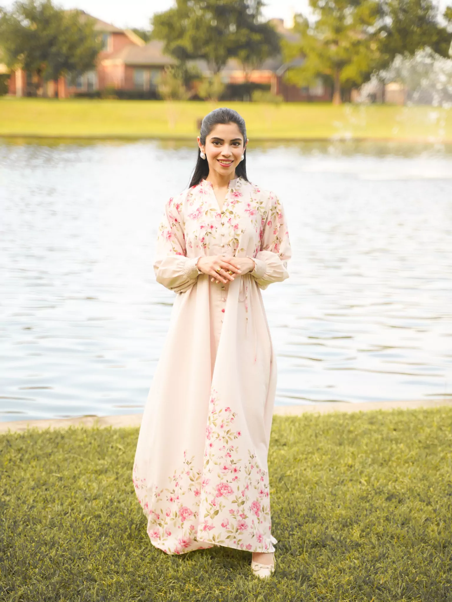 Fleur Essence Long Dress - Image 8