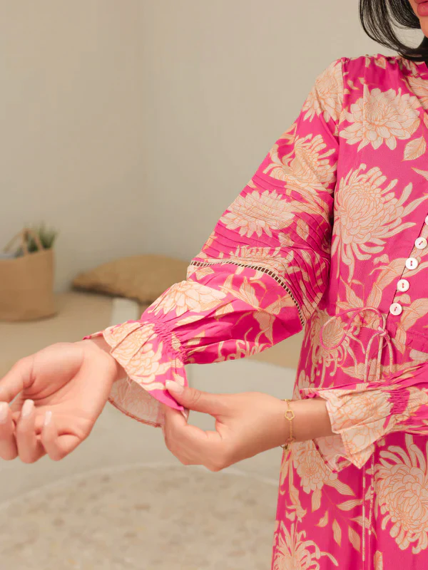 Fluff Pluff Floral Long Dress - Image 5
