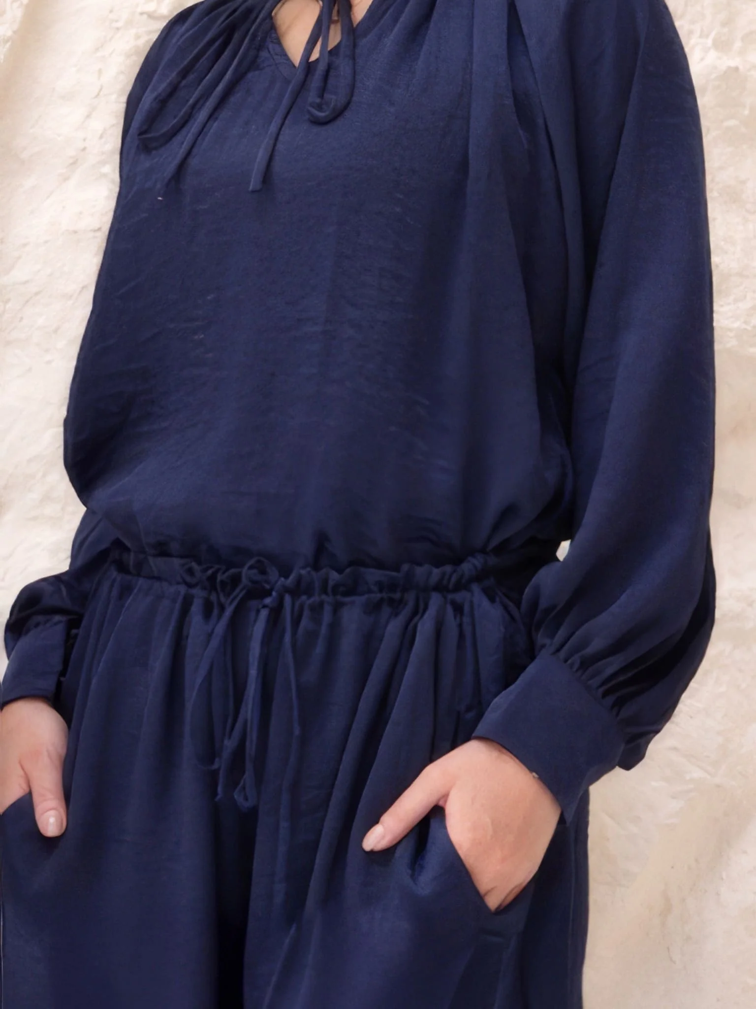 Geneva Blue Soft Silk Co Ord Set - Image 2
