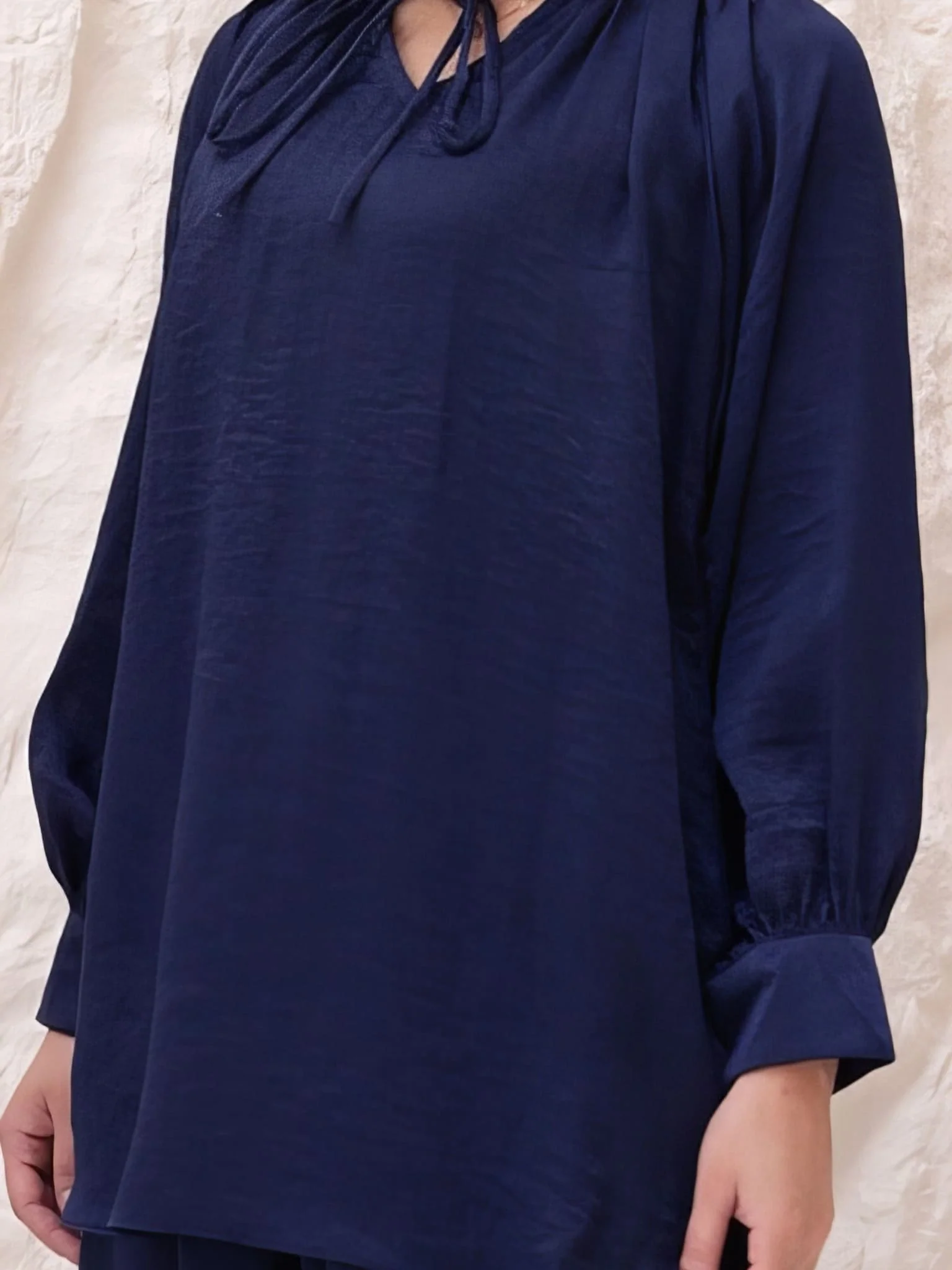 Geneva Blue Soft Silk Co Ord Set - Image 4