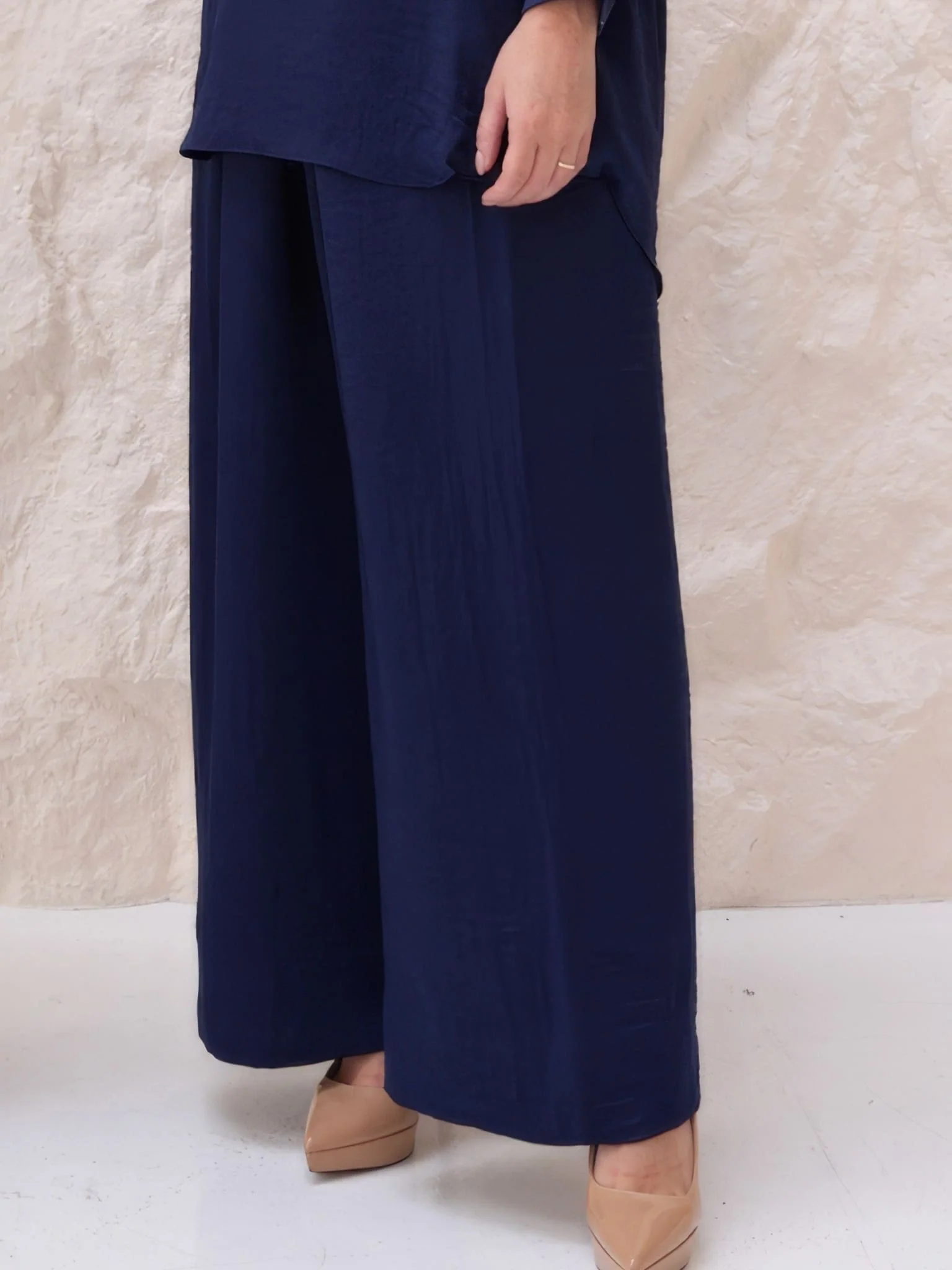 Geneva Blue Soft Silk Co Ord Set - Image 8