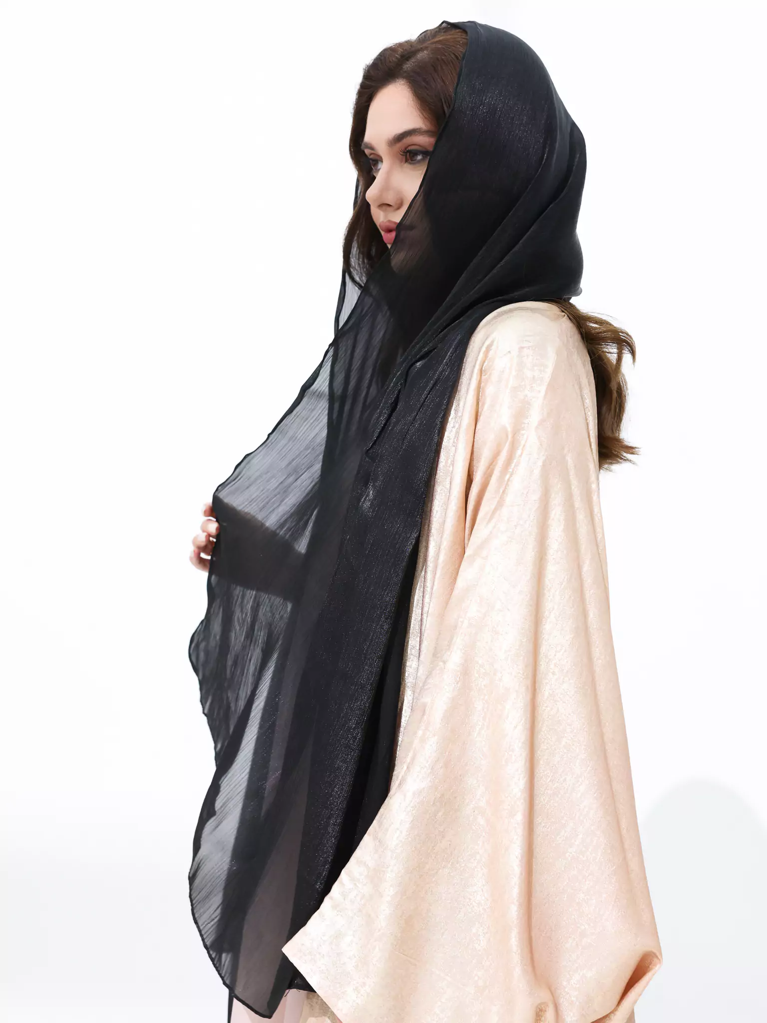 Glimmer Black Hijab