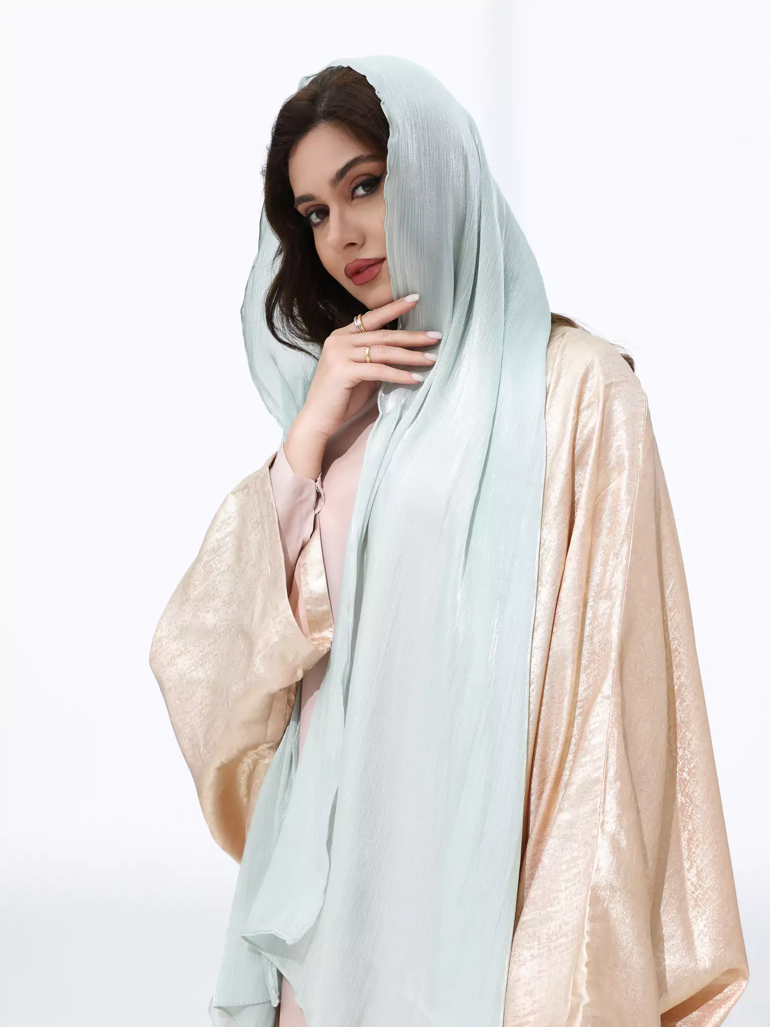 Glimmer Sea Green Hijab