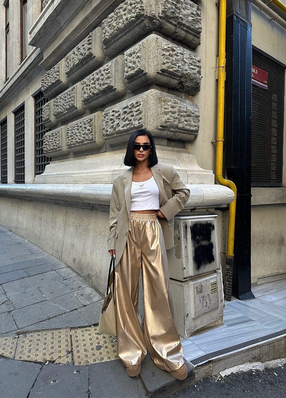 Gold Party Pants - Image 9