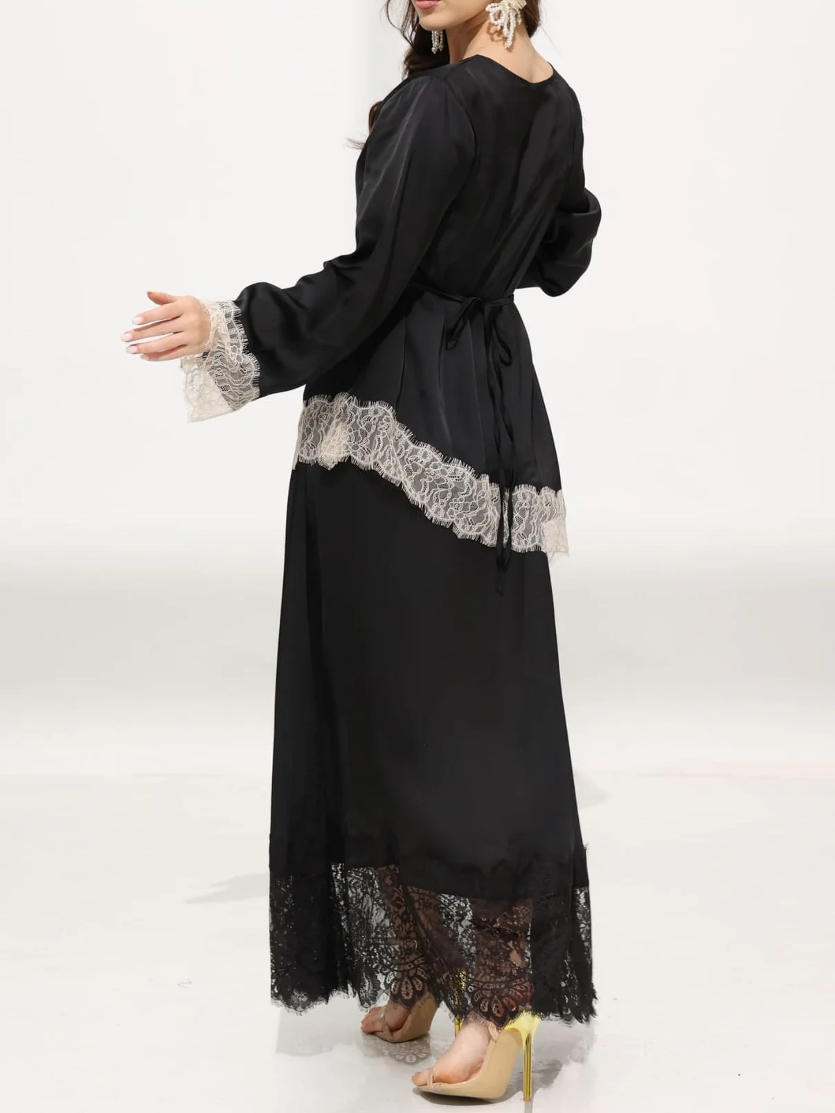 Harlyn Black Lace Skirt - Image 6