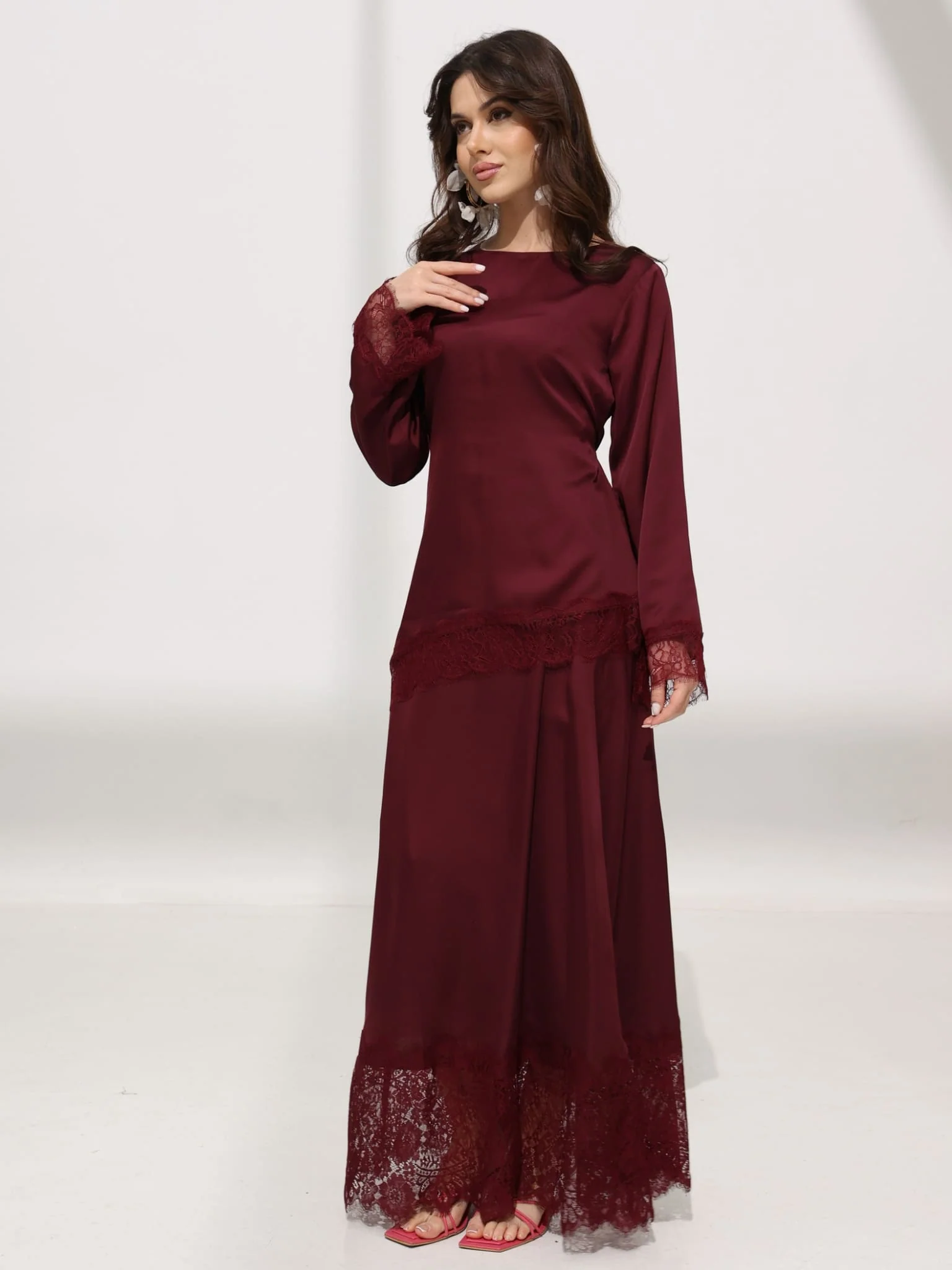 Harlyn Plum Lace Shirt - Image 11