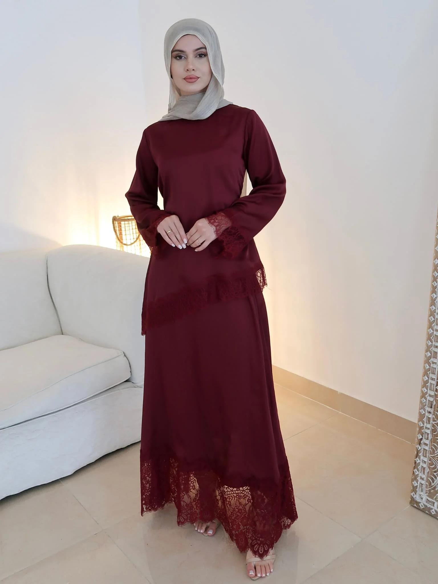 Harlyn Plum Lace Shirt - Image 13