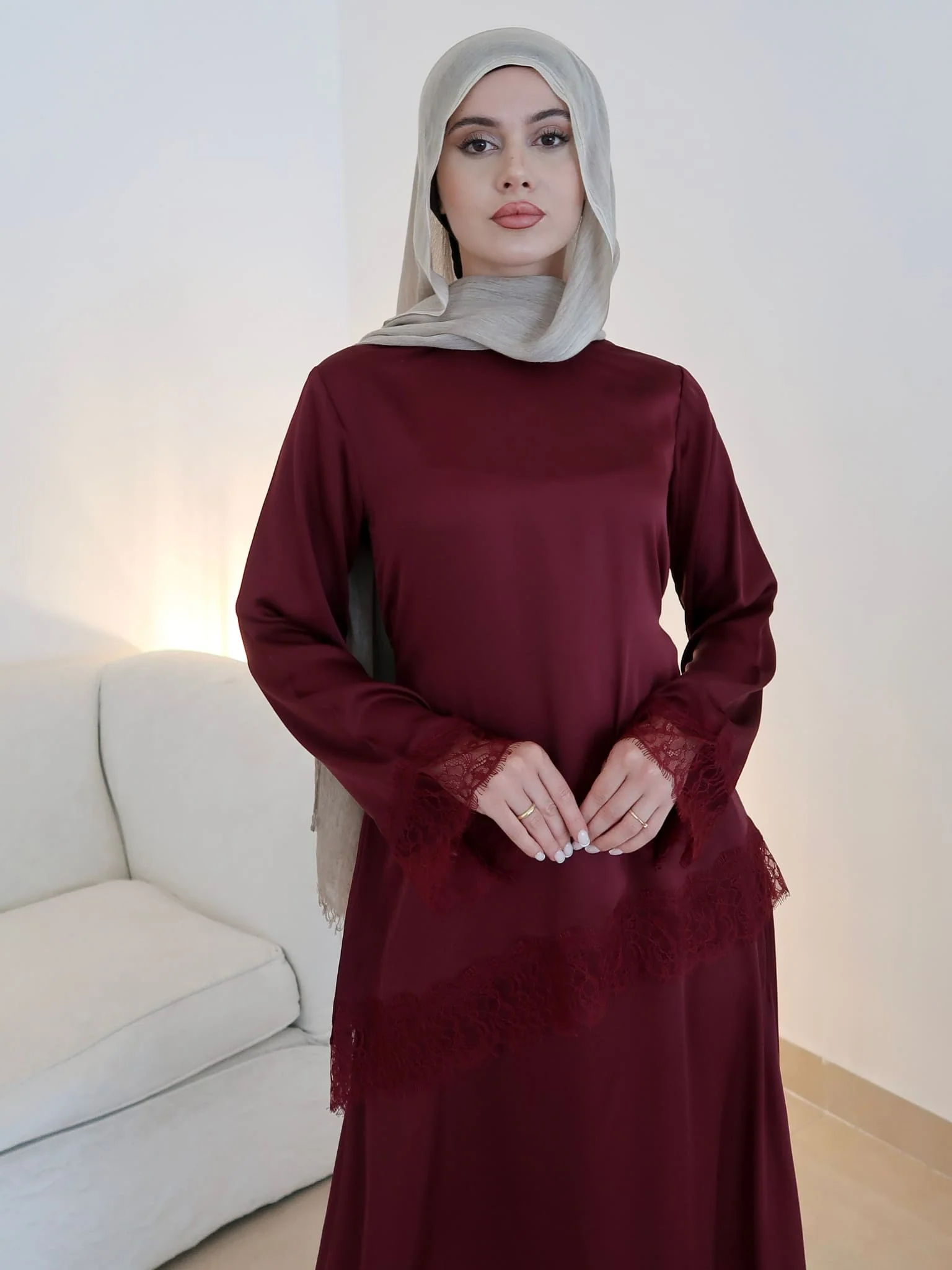 Harlyn Plum Lace Shirt - Image 16