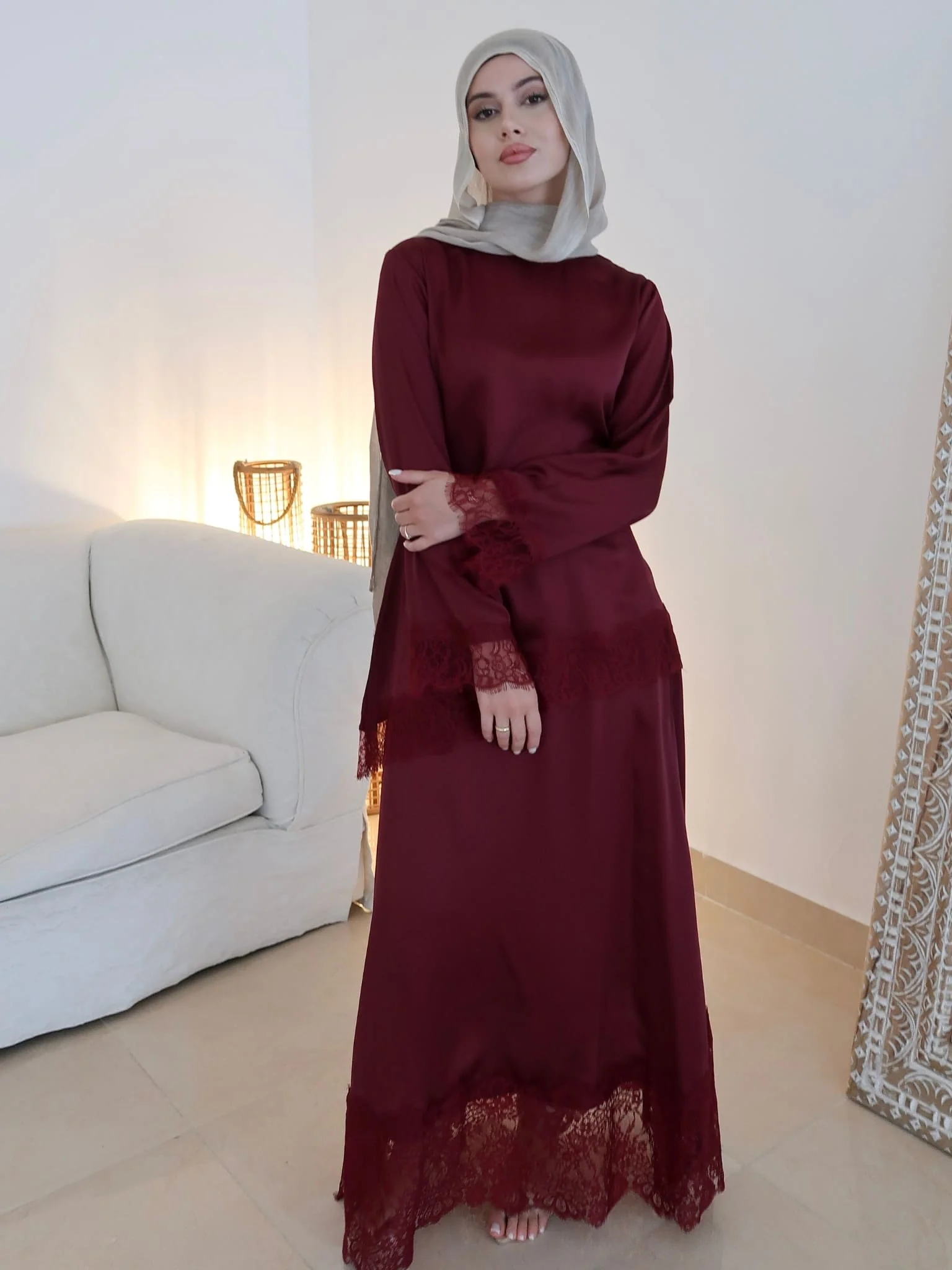 Harlyn Plum Lace Shirt - Image 2
