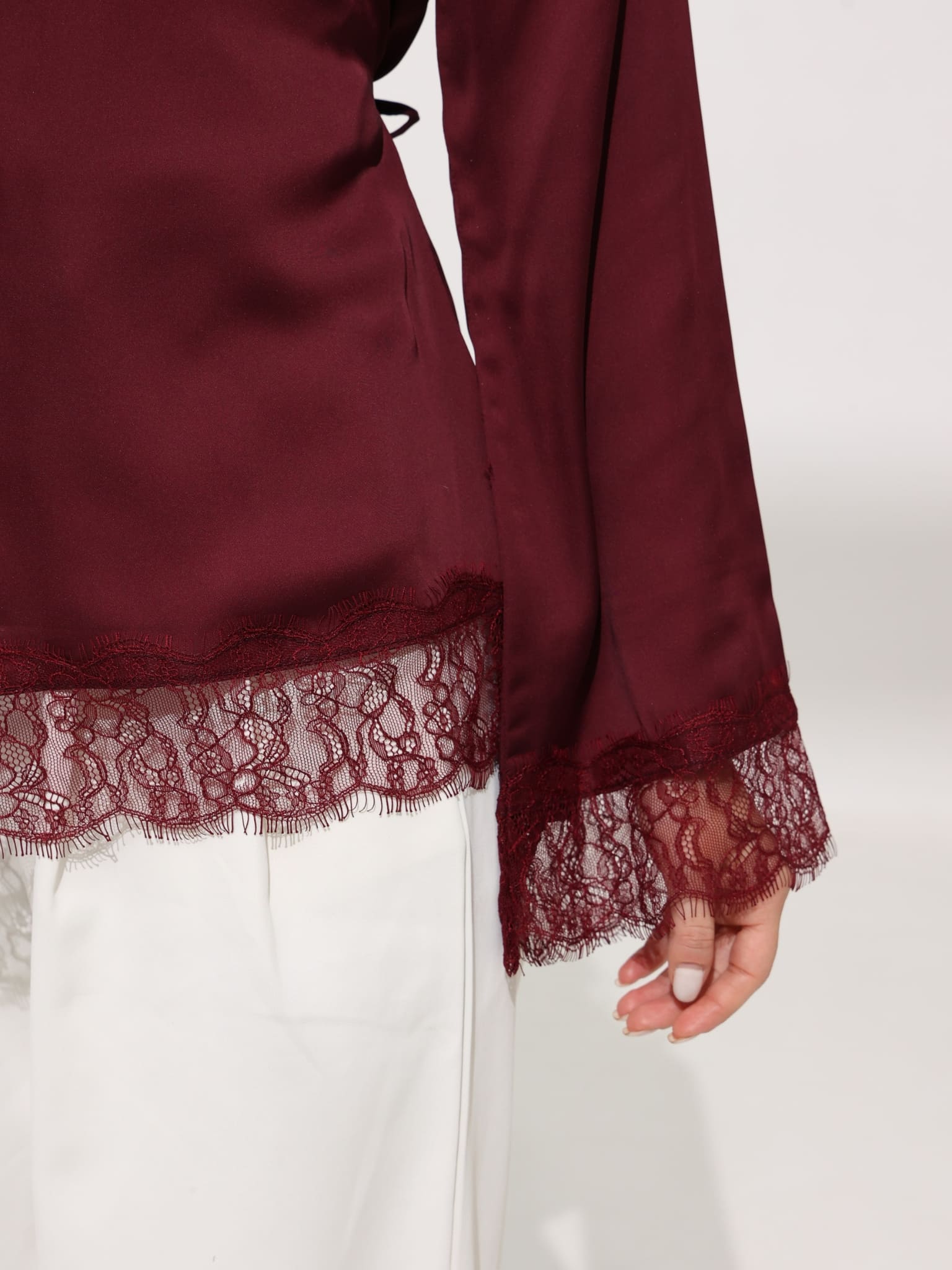 Harlyn Plum Lace Shirt - Image 4