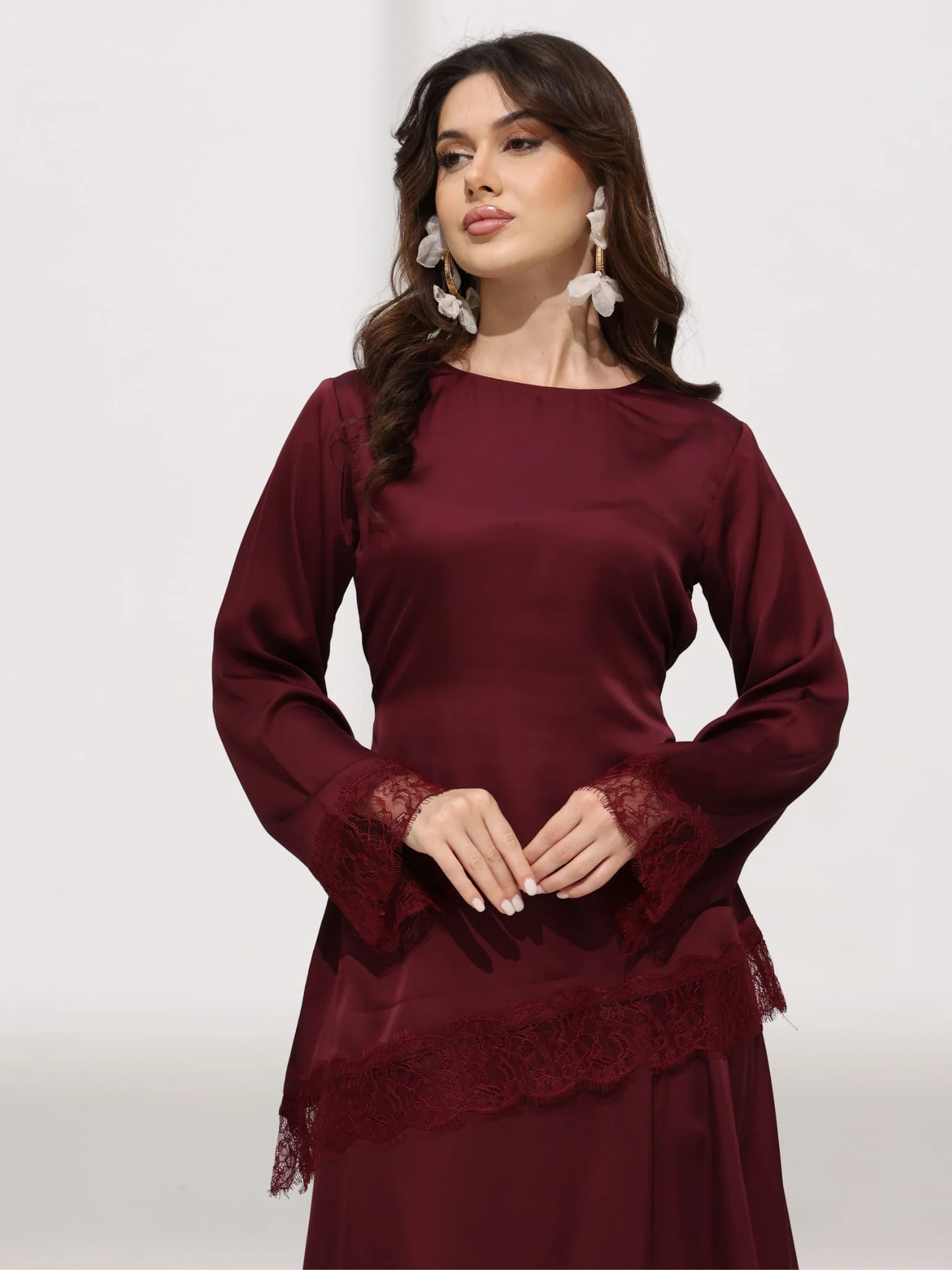 Harlyn Plum Lace Shirt - Image 6