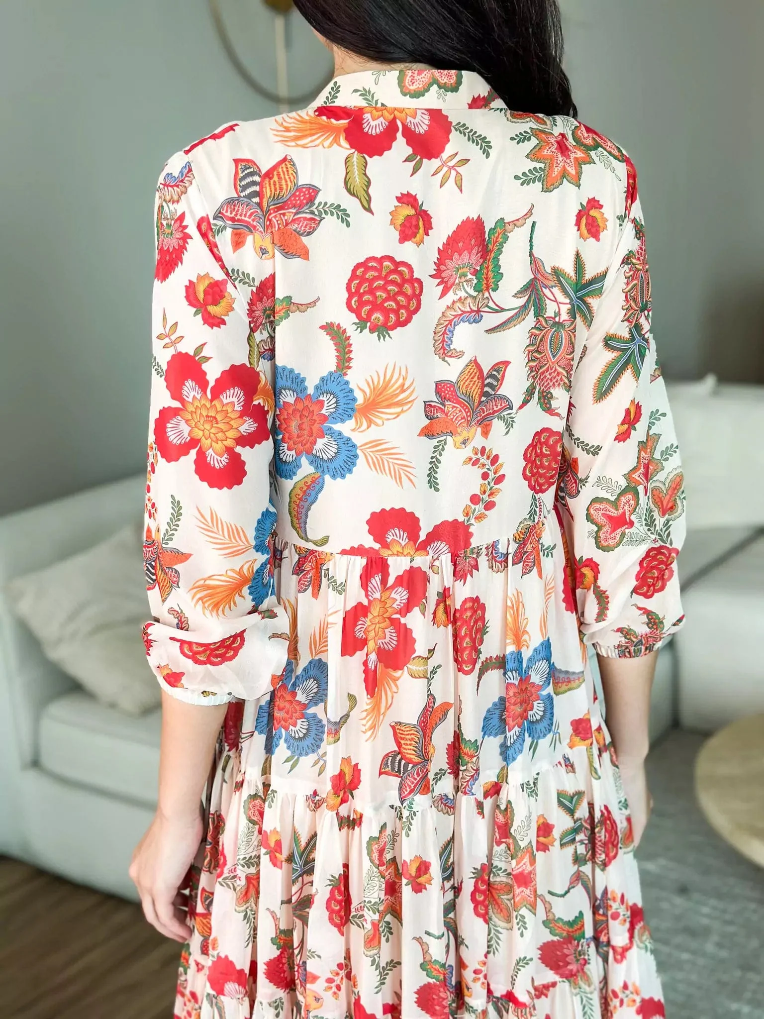 Hattie Floral Long Dress - Image 4