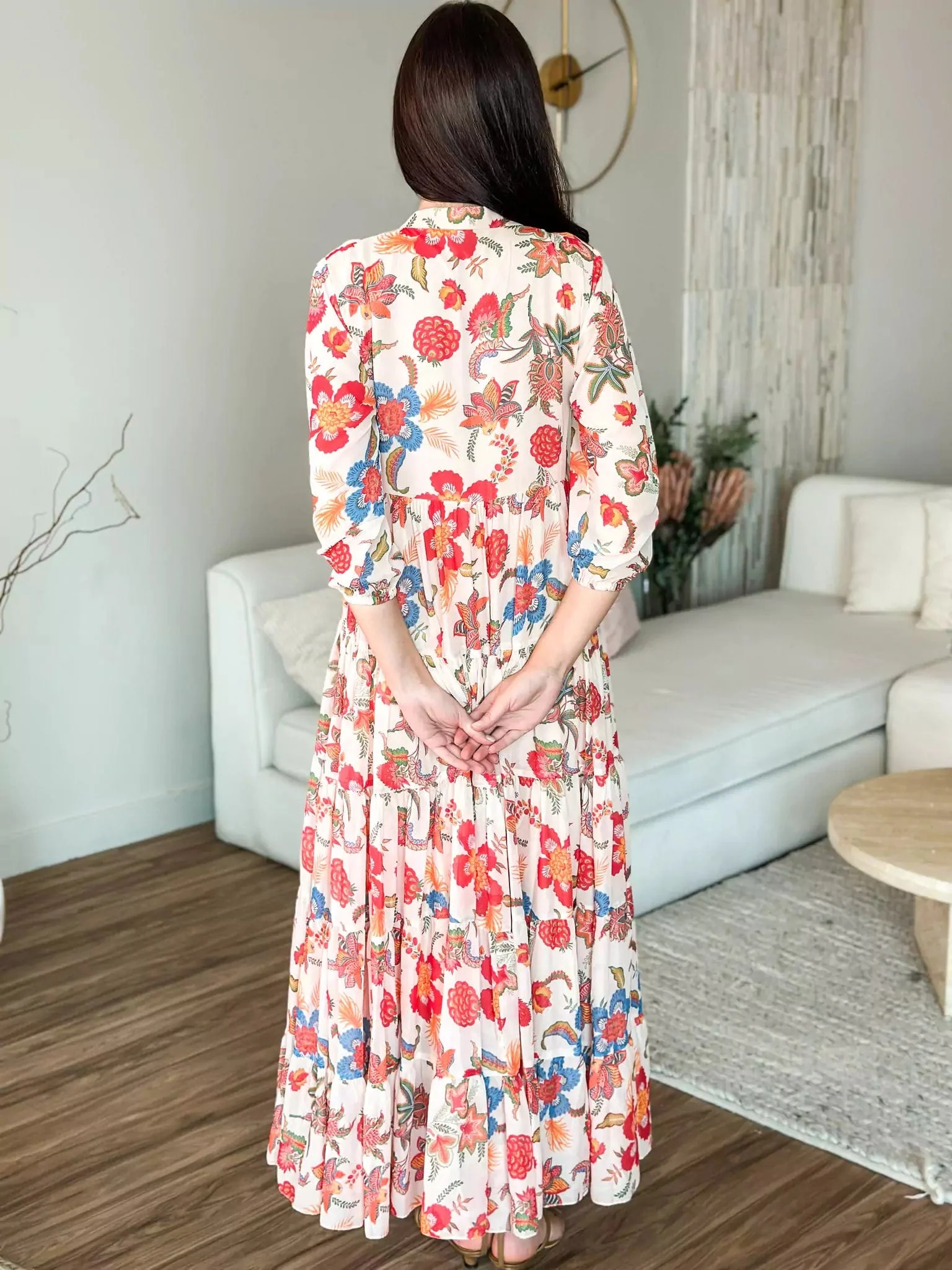 Hattie Floral Long Dress - Image 5