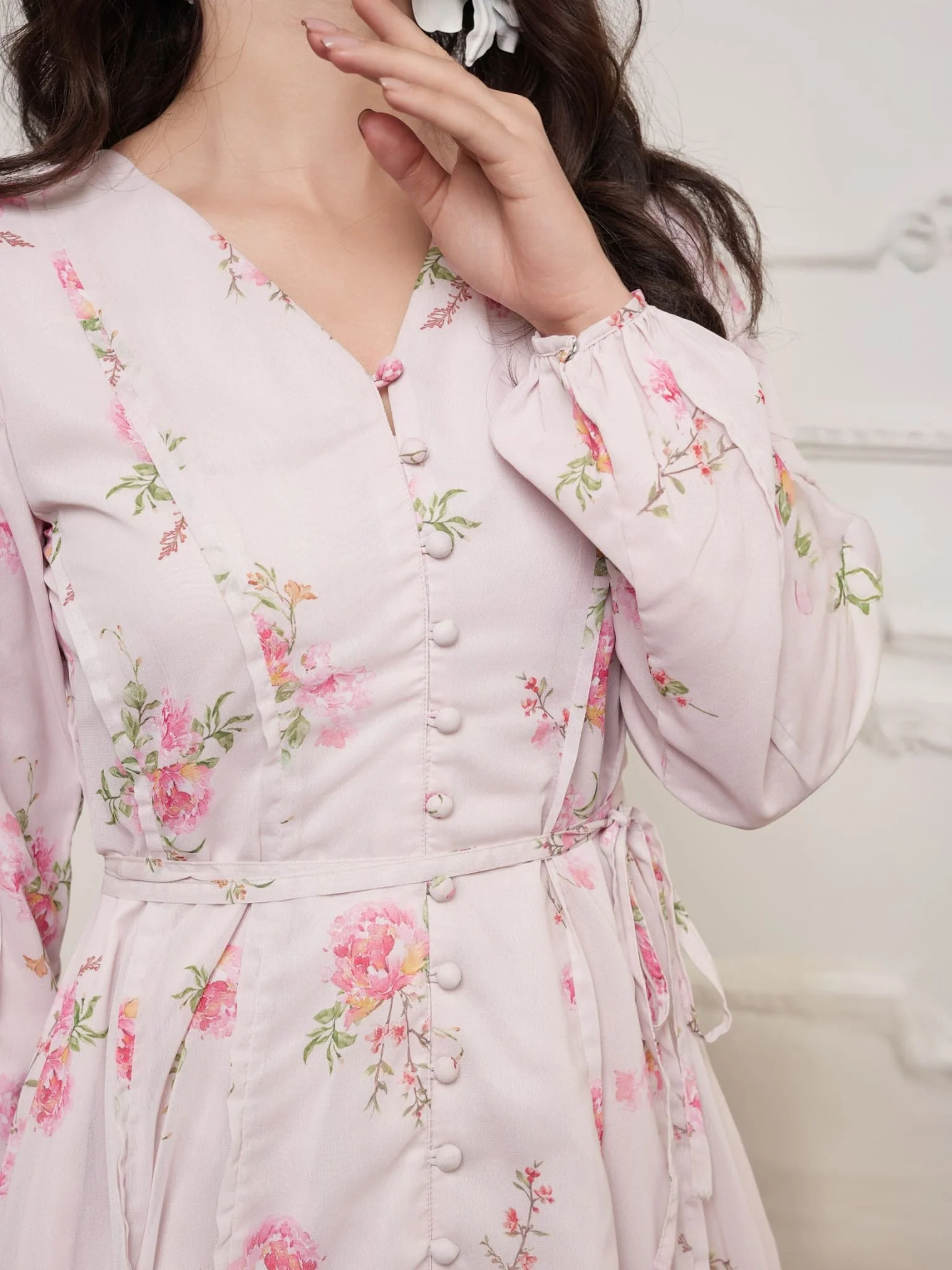Hinami Floral Long Dress - Image 2