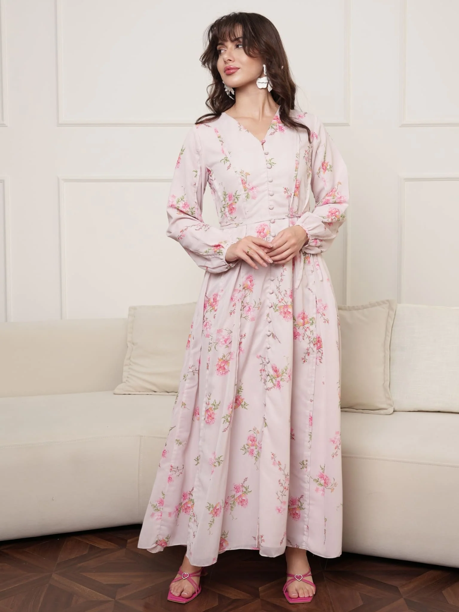 Hinami Floral Long Dress - Image 3