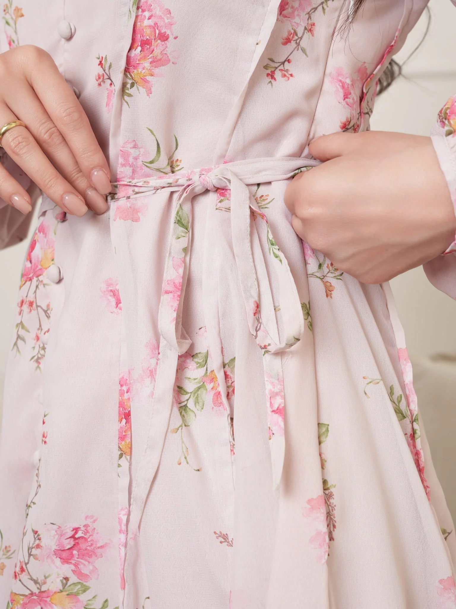 Hinami Floral Long Dress - Image 5