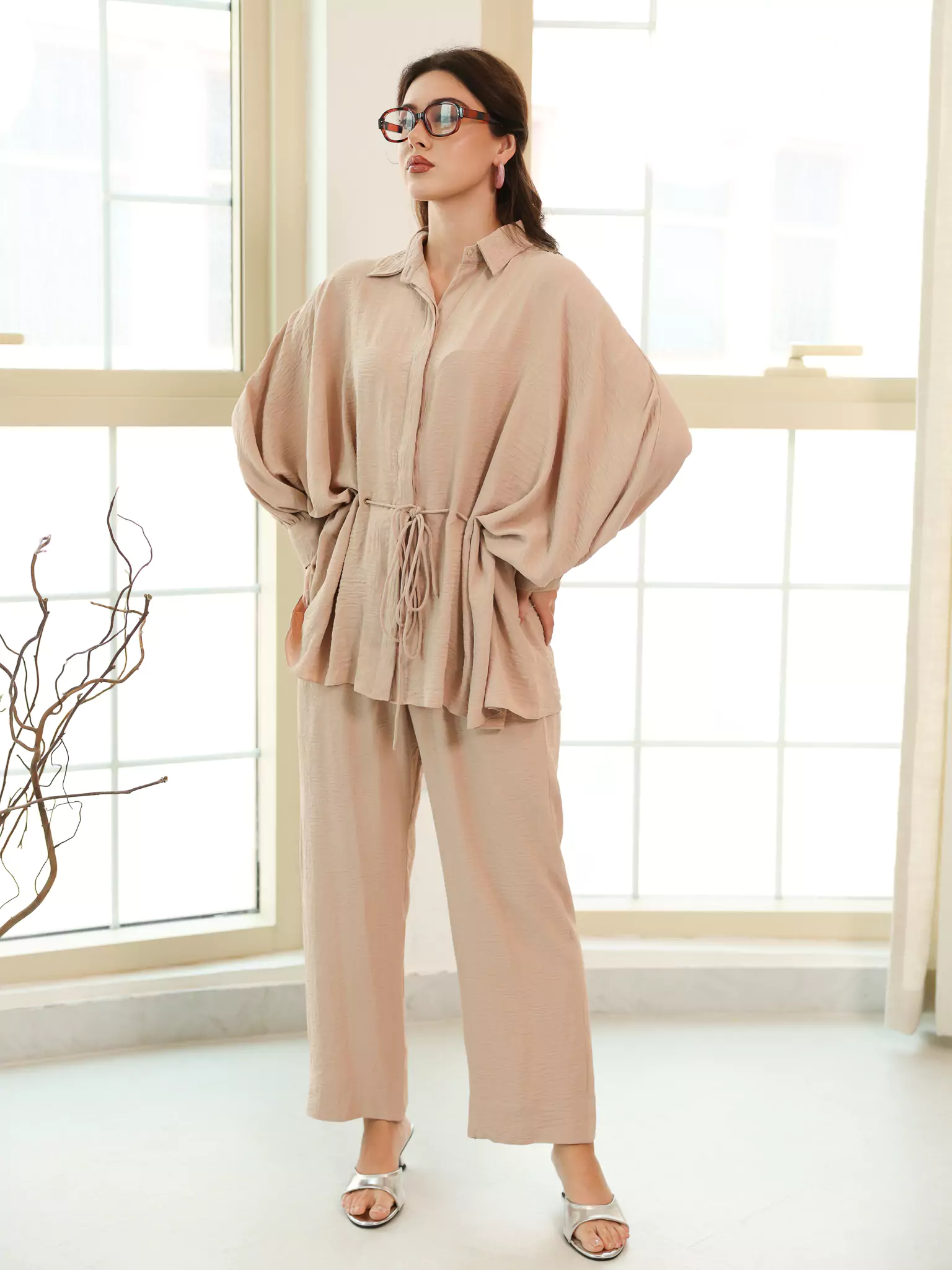 Hunter Beige Co Ord Set - Image 4