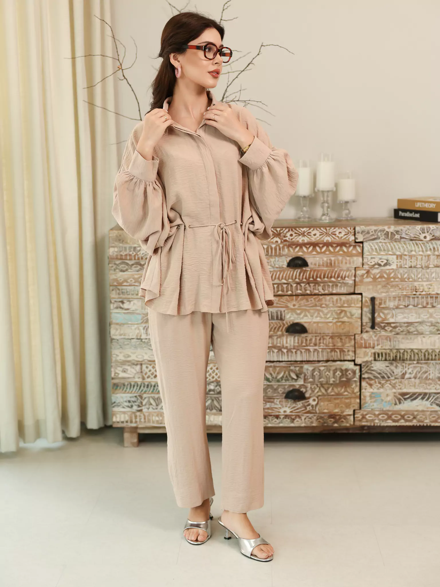 Hunter Beige Co Ord Set - Image 7
