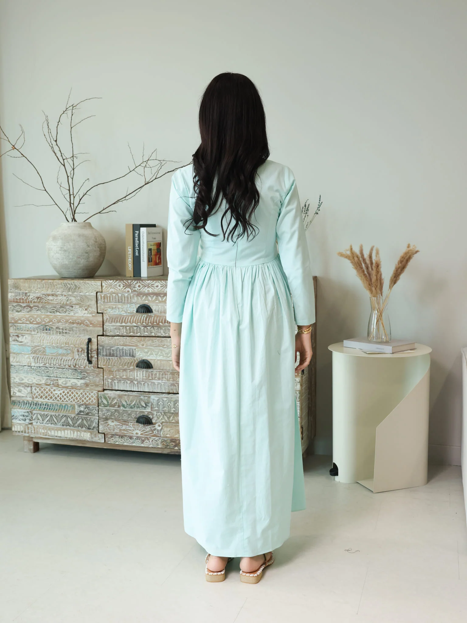 Icelyn Panel Long Dress - Image 3