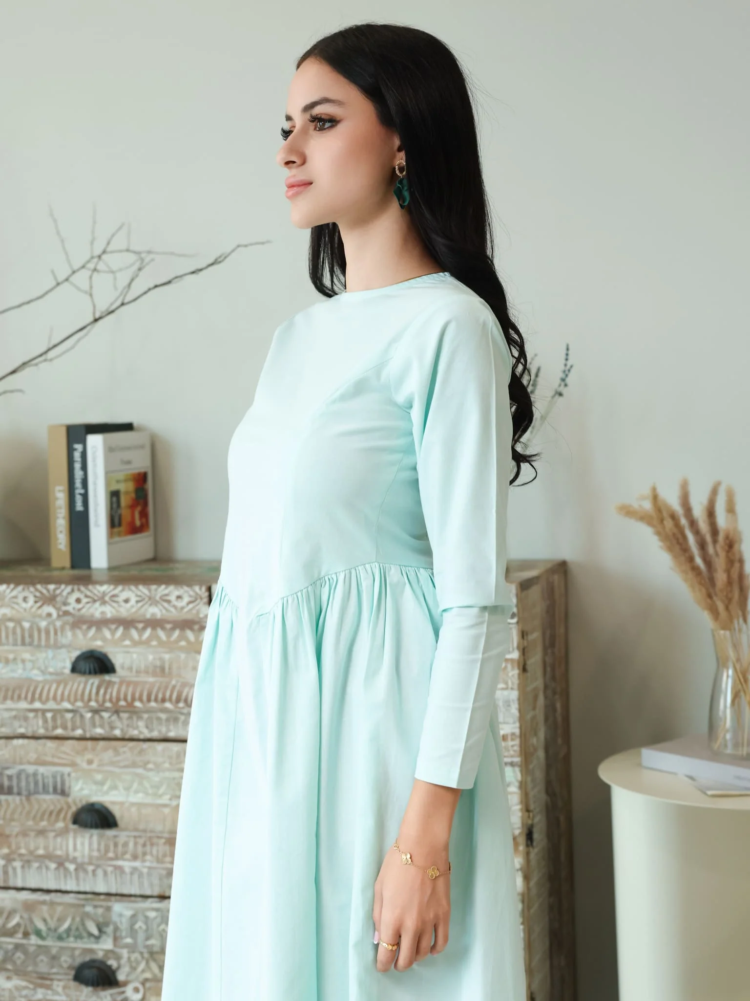 Icelyn Panel Long Dress - Image 4
