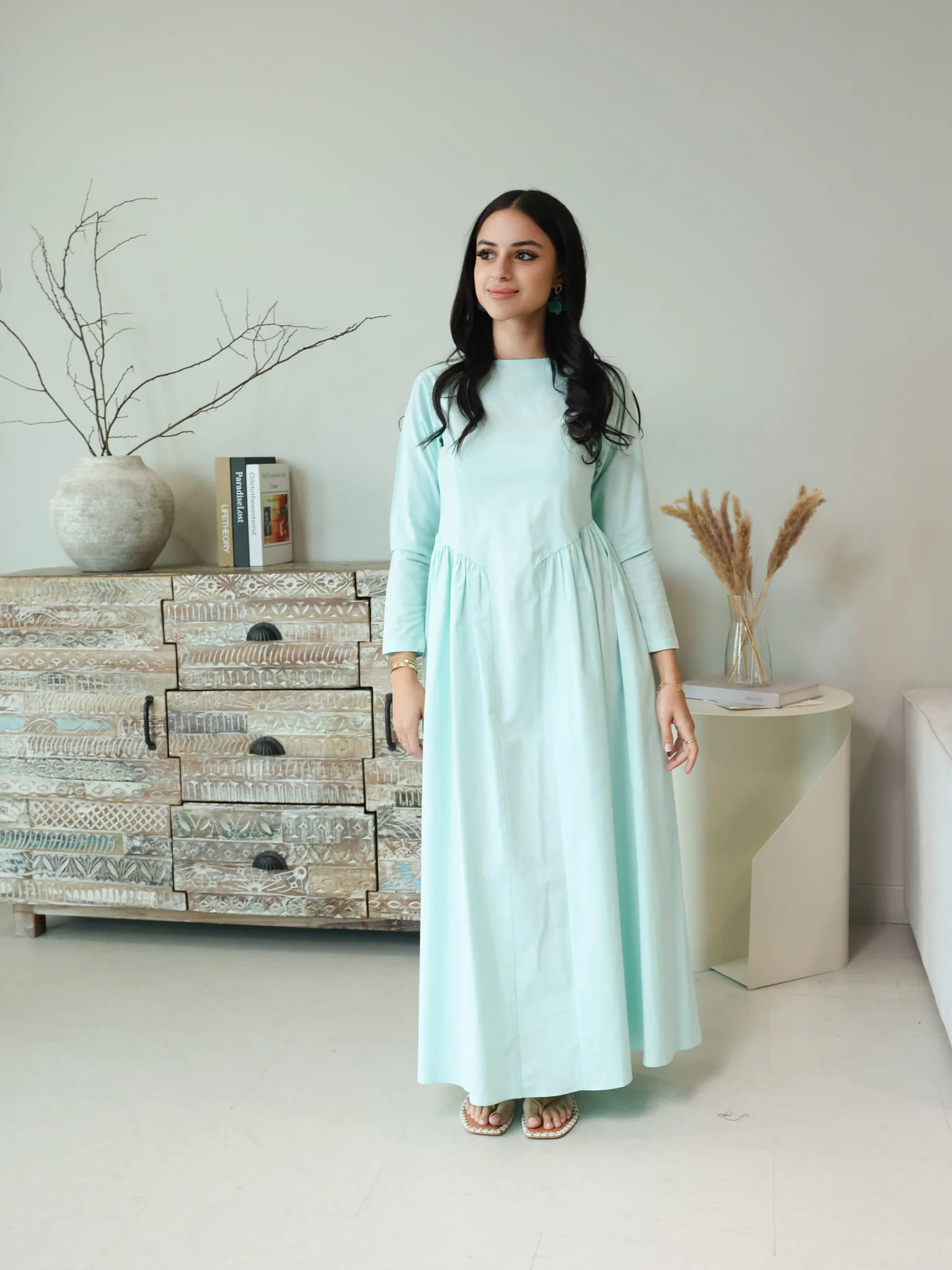 Icelyn Panel Long Dress - Image 5