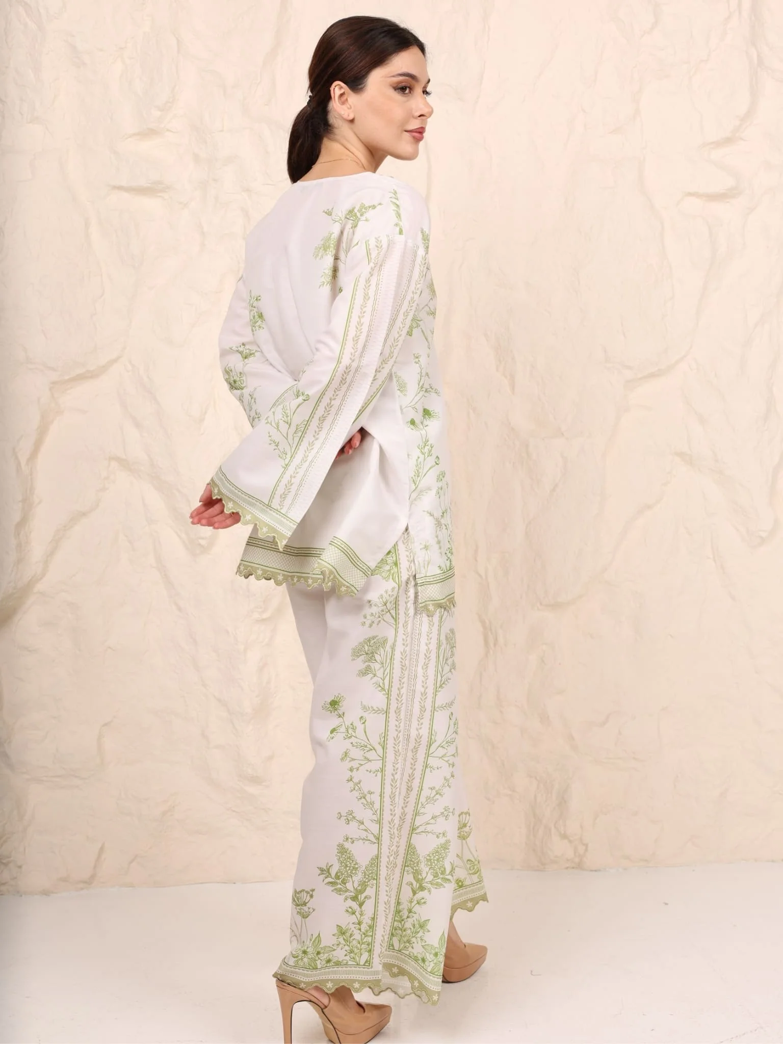 Imorian Green Scalloped Shirt - Image 7