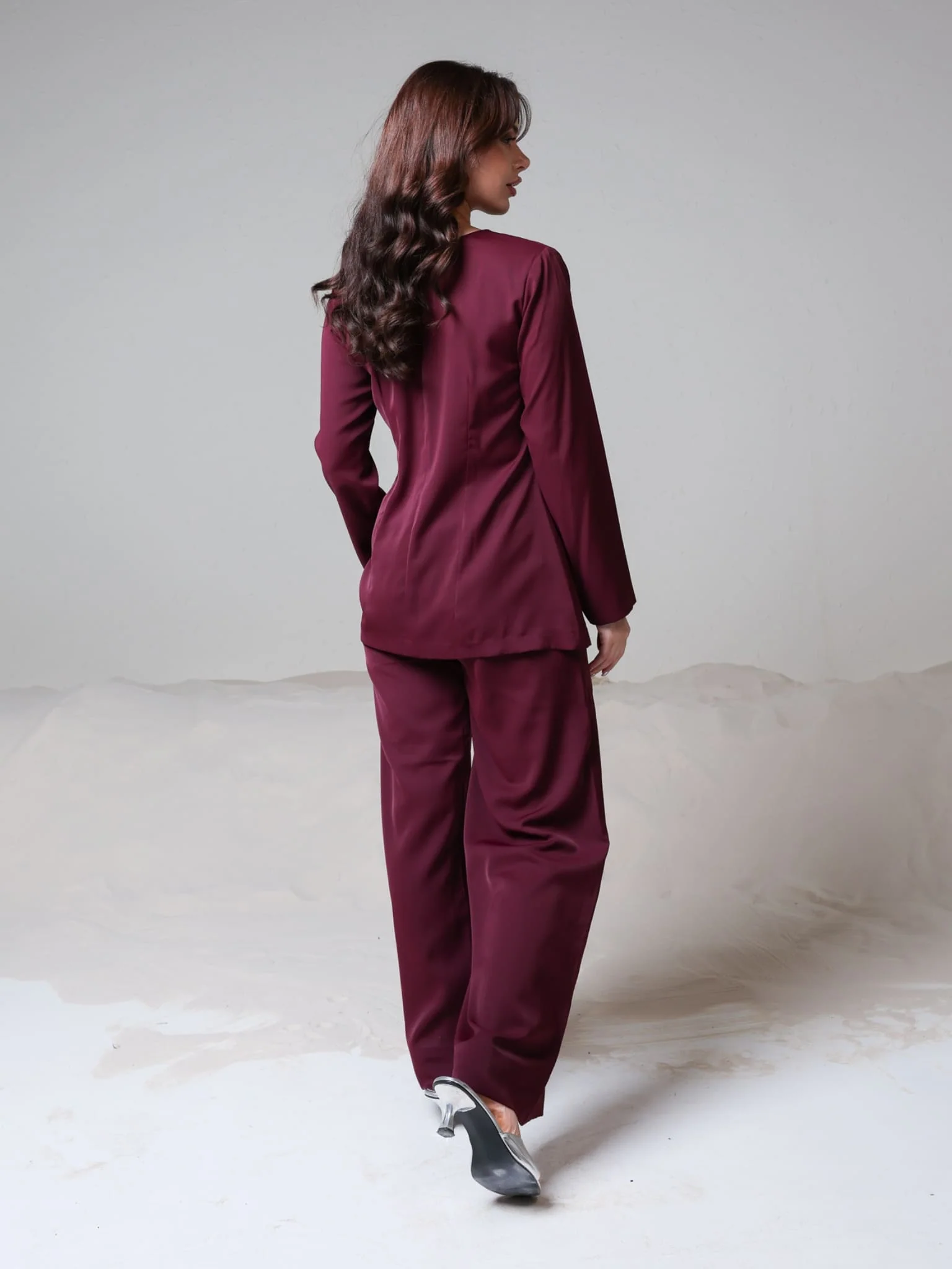 Izara Plum Co Ord Set - Image 3