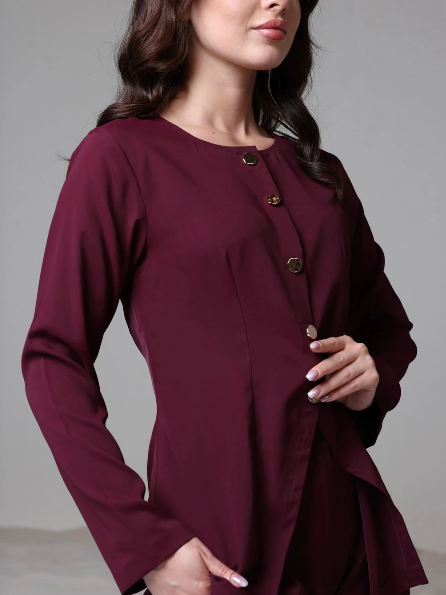 Izara Plum Co Ord Set - Image 4