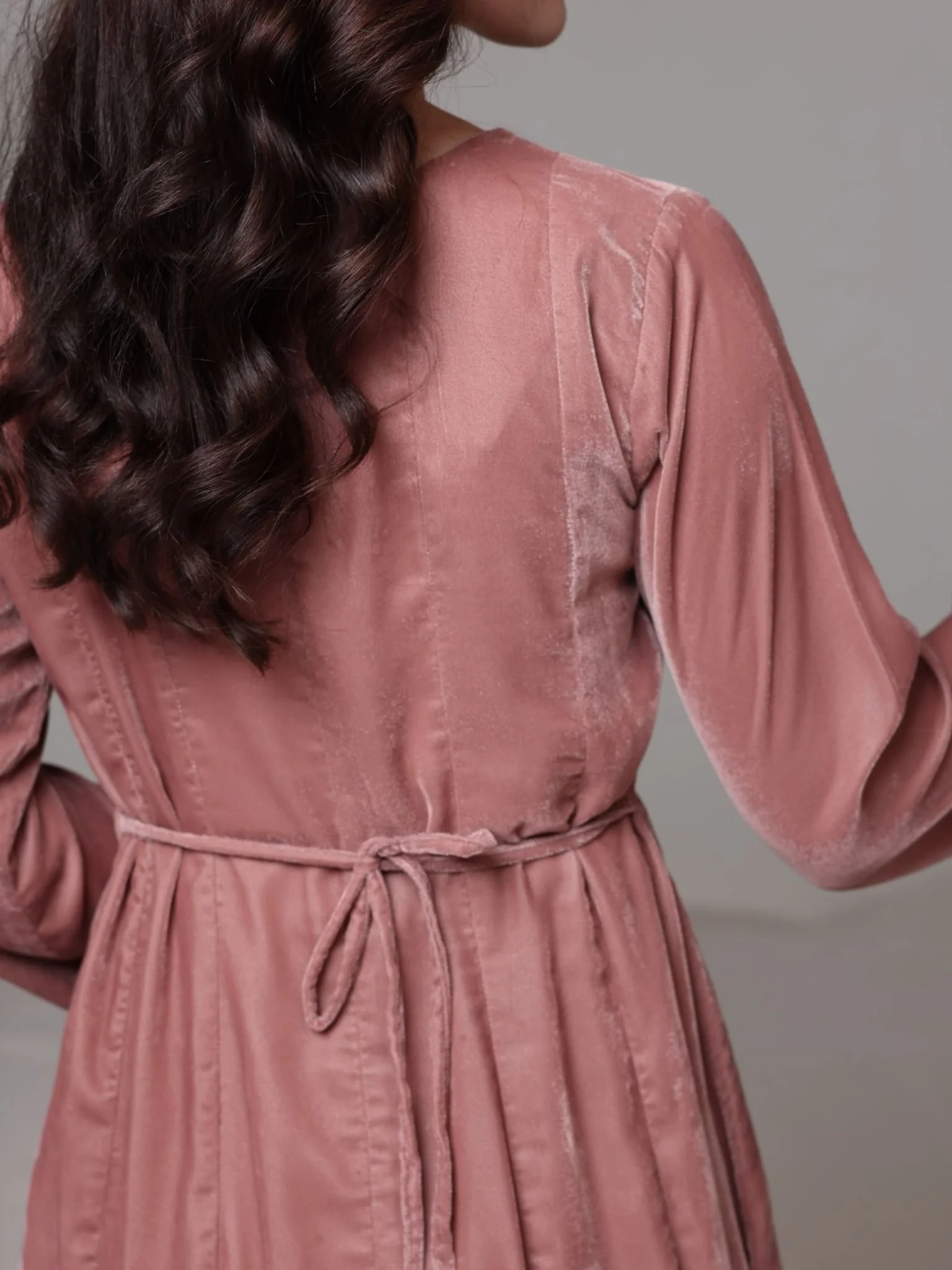 Jezebel Velvet Panel Dress - Image 4