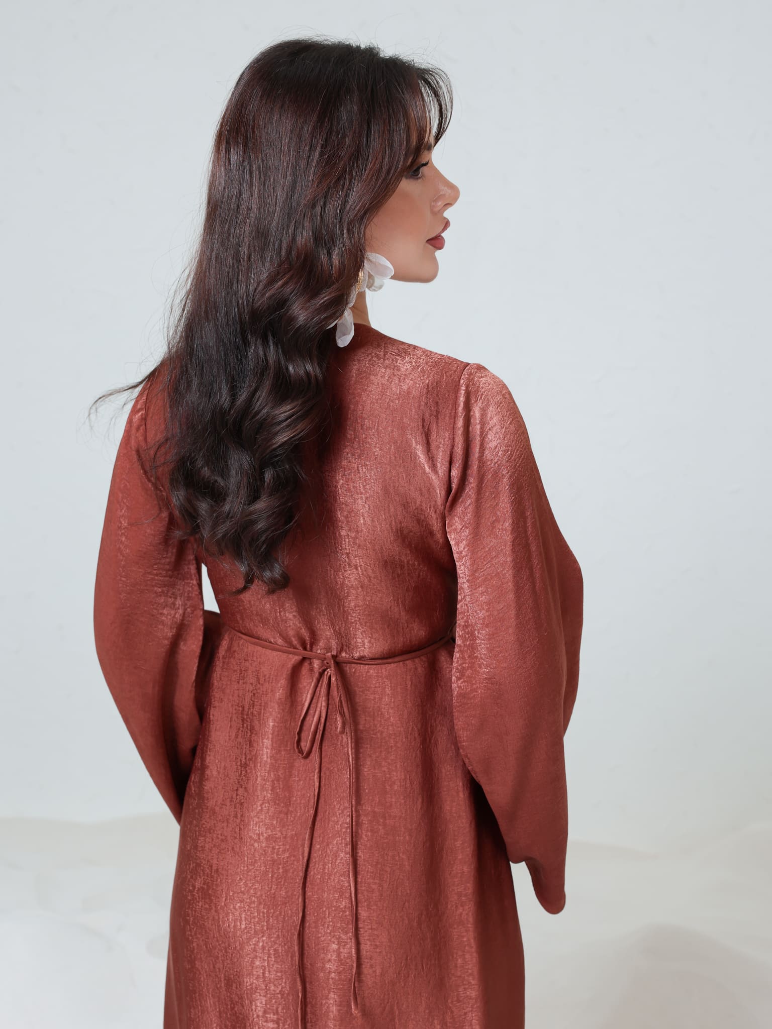 Juni Desert Soft Silk Dress - Image 3