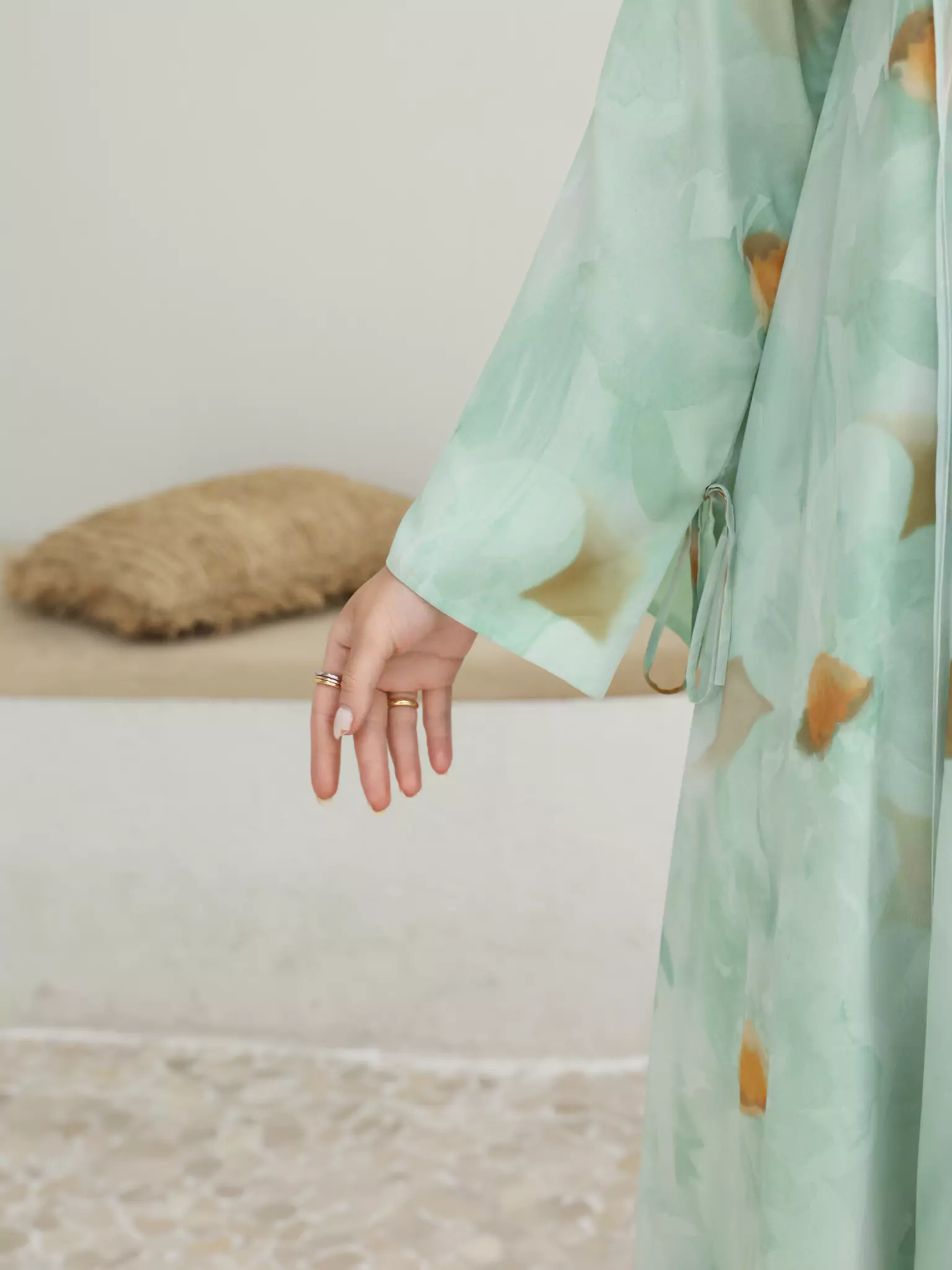 Karlie Printed Long Dress - Image 4