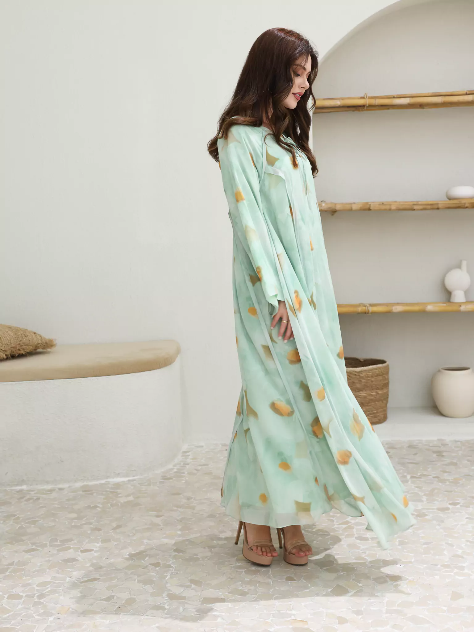 Karlie Printed Long Dress - Image 5