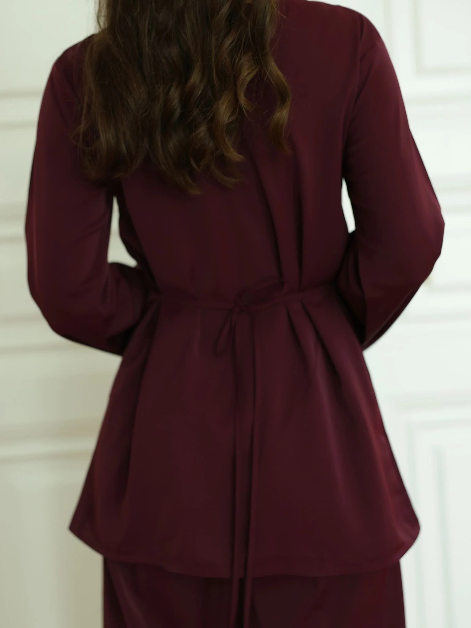 Kleo Plum Panel Shirt - Image 2