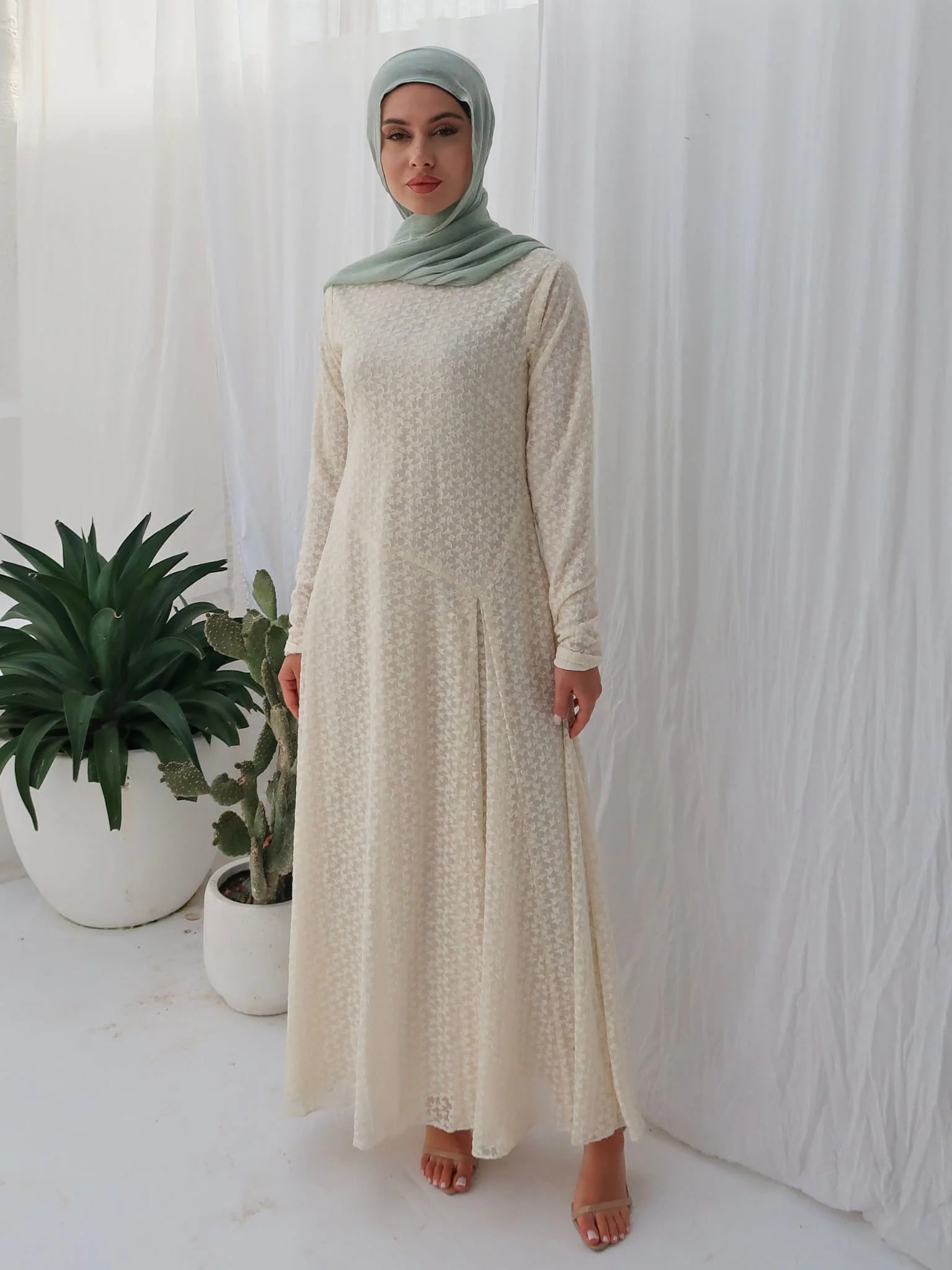 Lavor Net Long Dress - Image 10