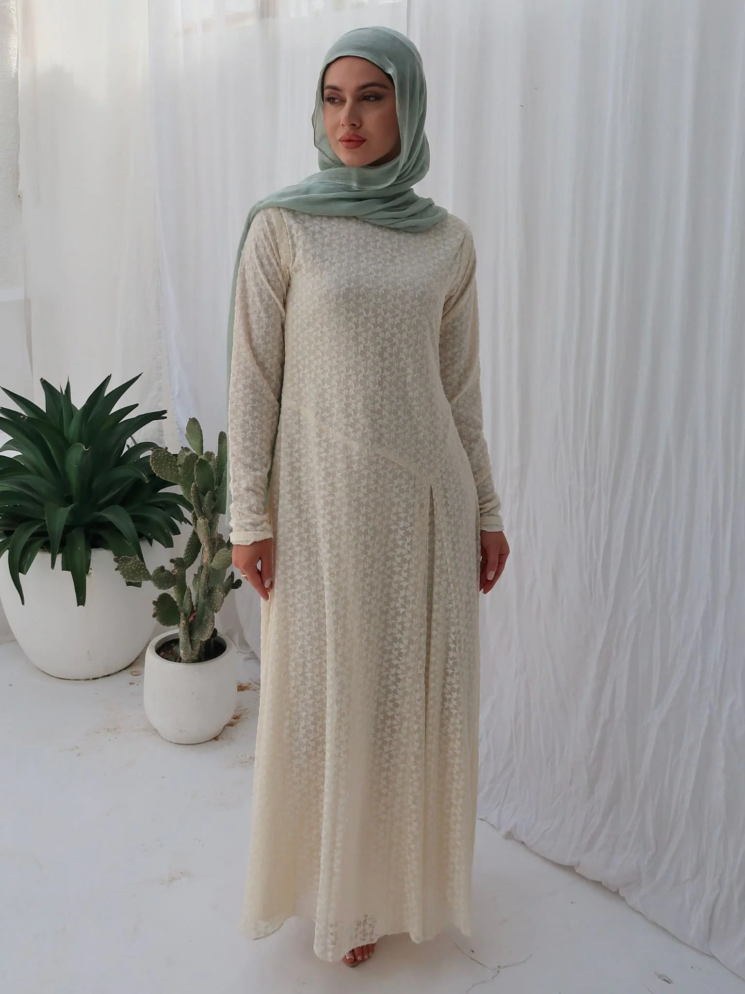 Lavor Net Long Dress - Image 12