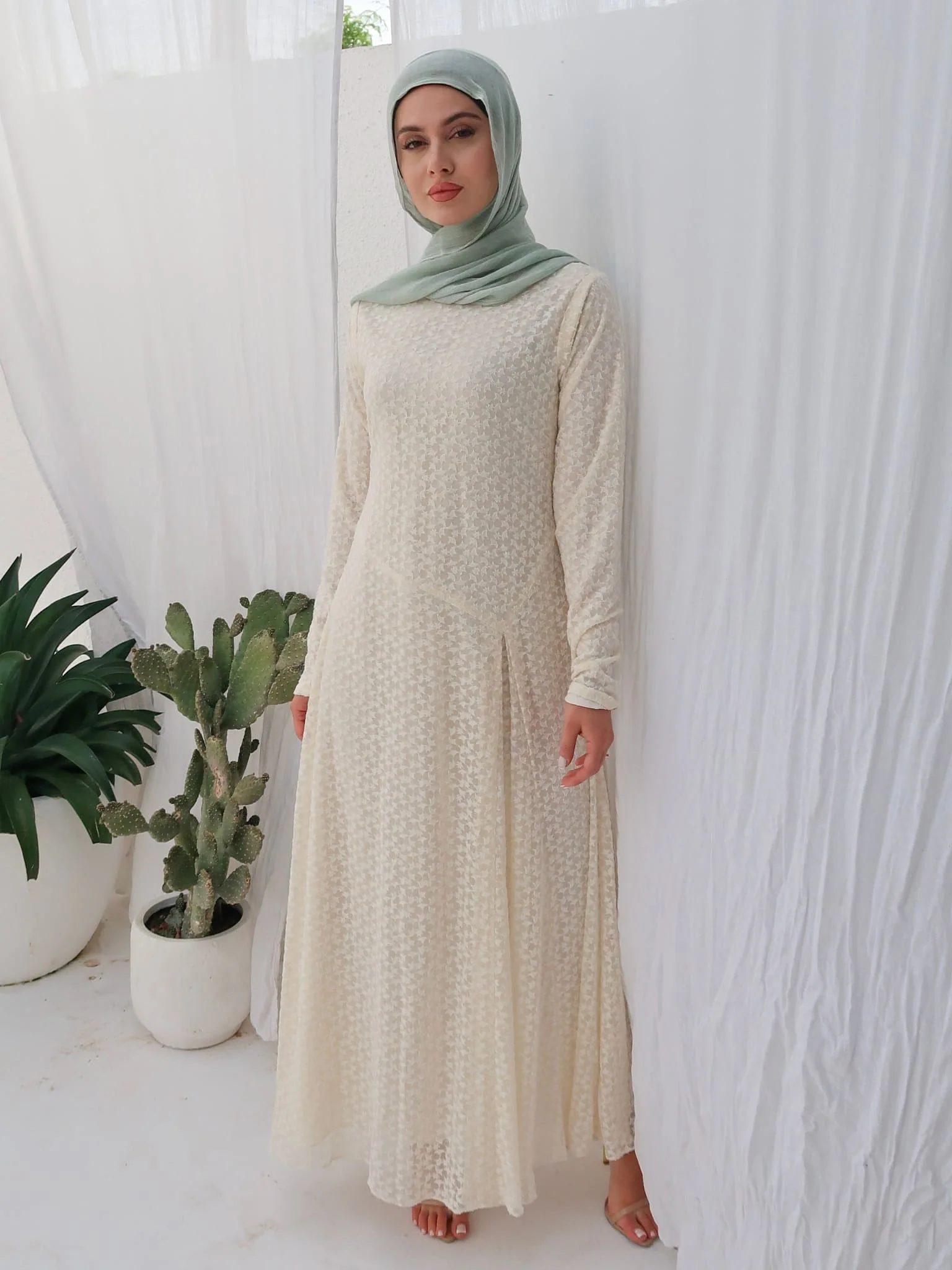Lavor Net Long Dress - Image 14