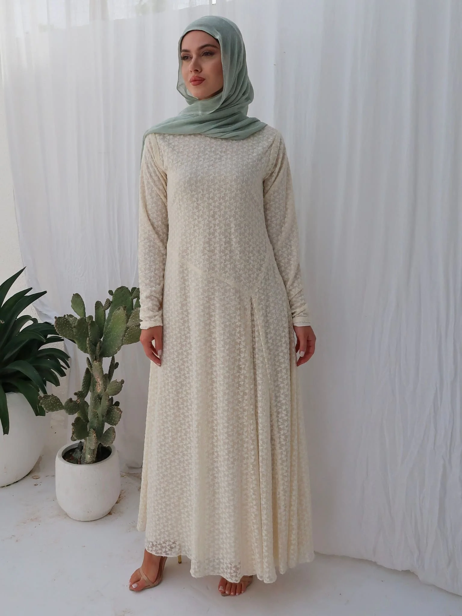 Lavor Net Long Dress - Image 8