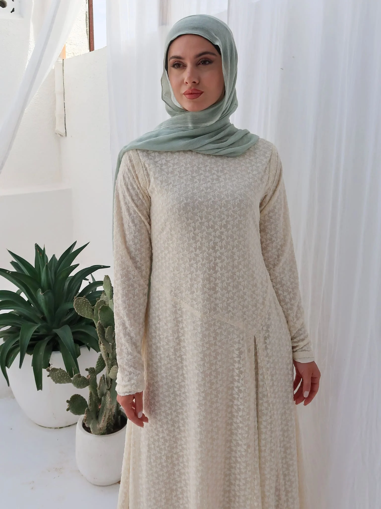 Lavor Net Long Dress - Image 9