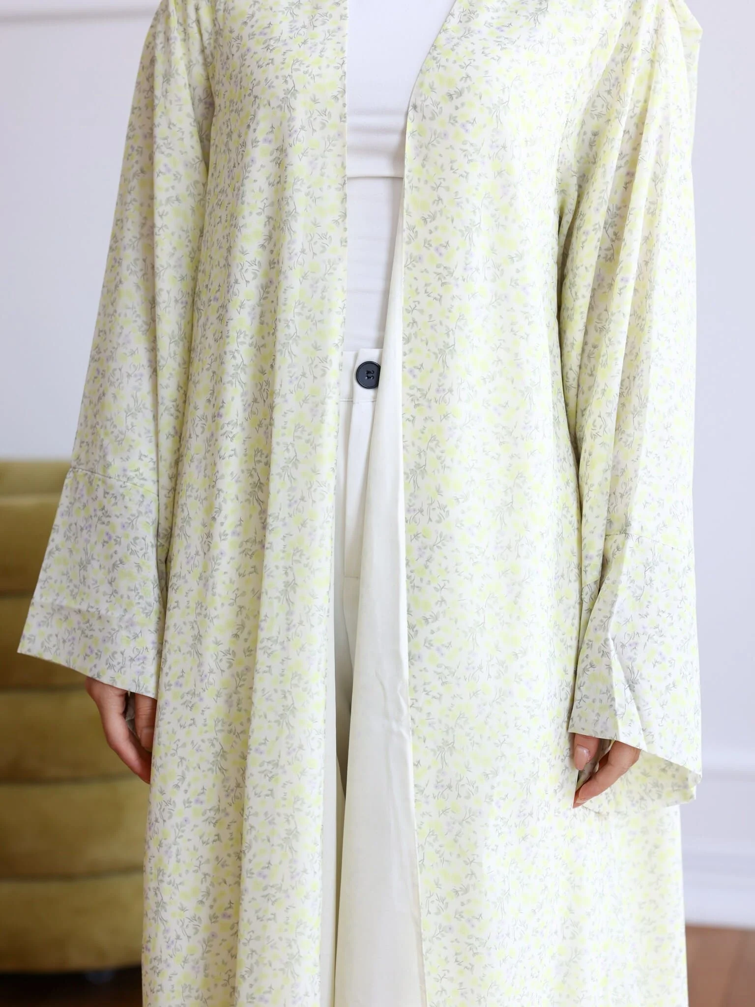 Lila Floral Chiffon Upper - Image 3