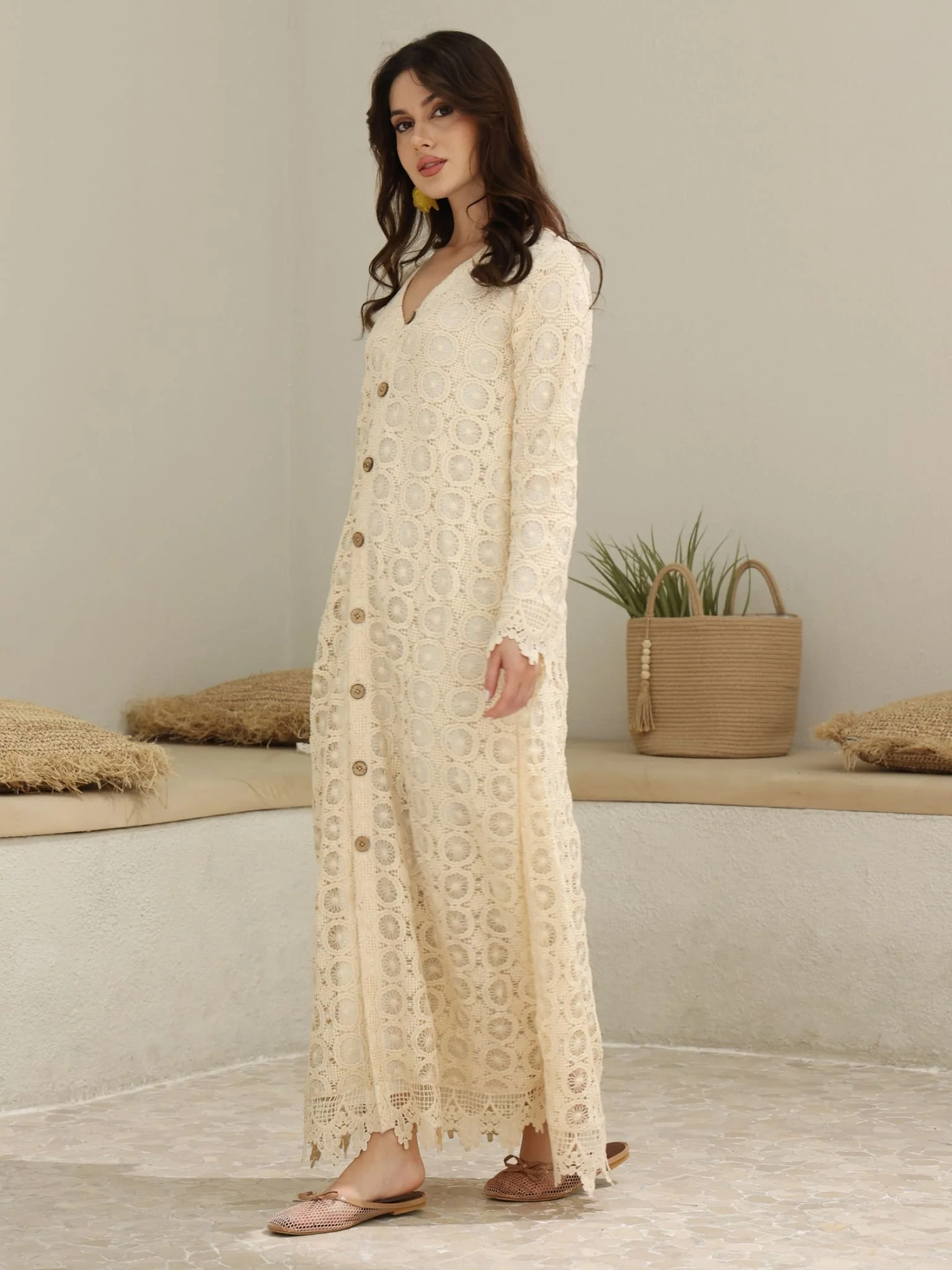 Lilium Crochet Long Dress - Image 10