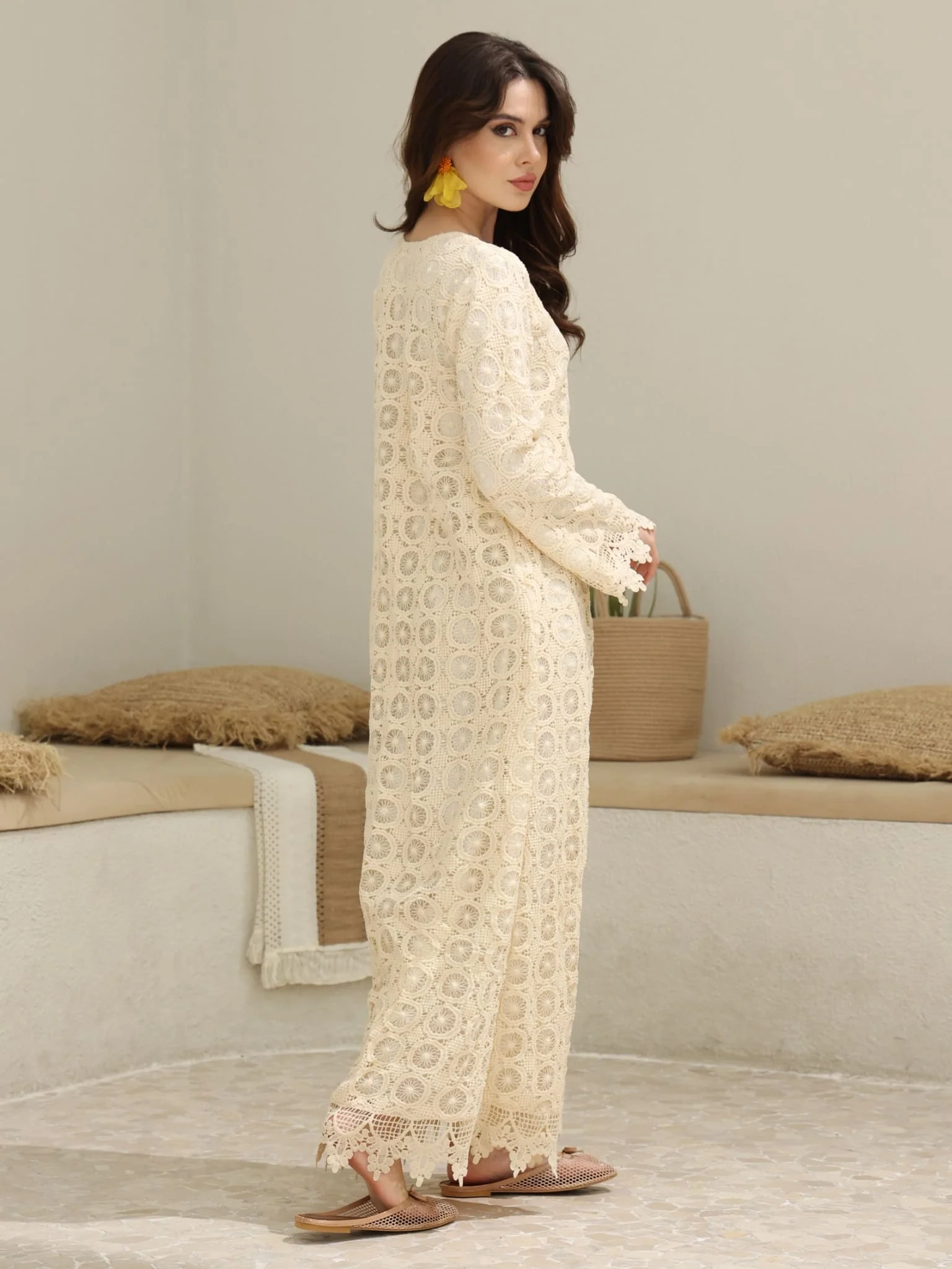 Lilium Crochet Long Dress - Image 11