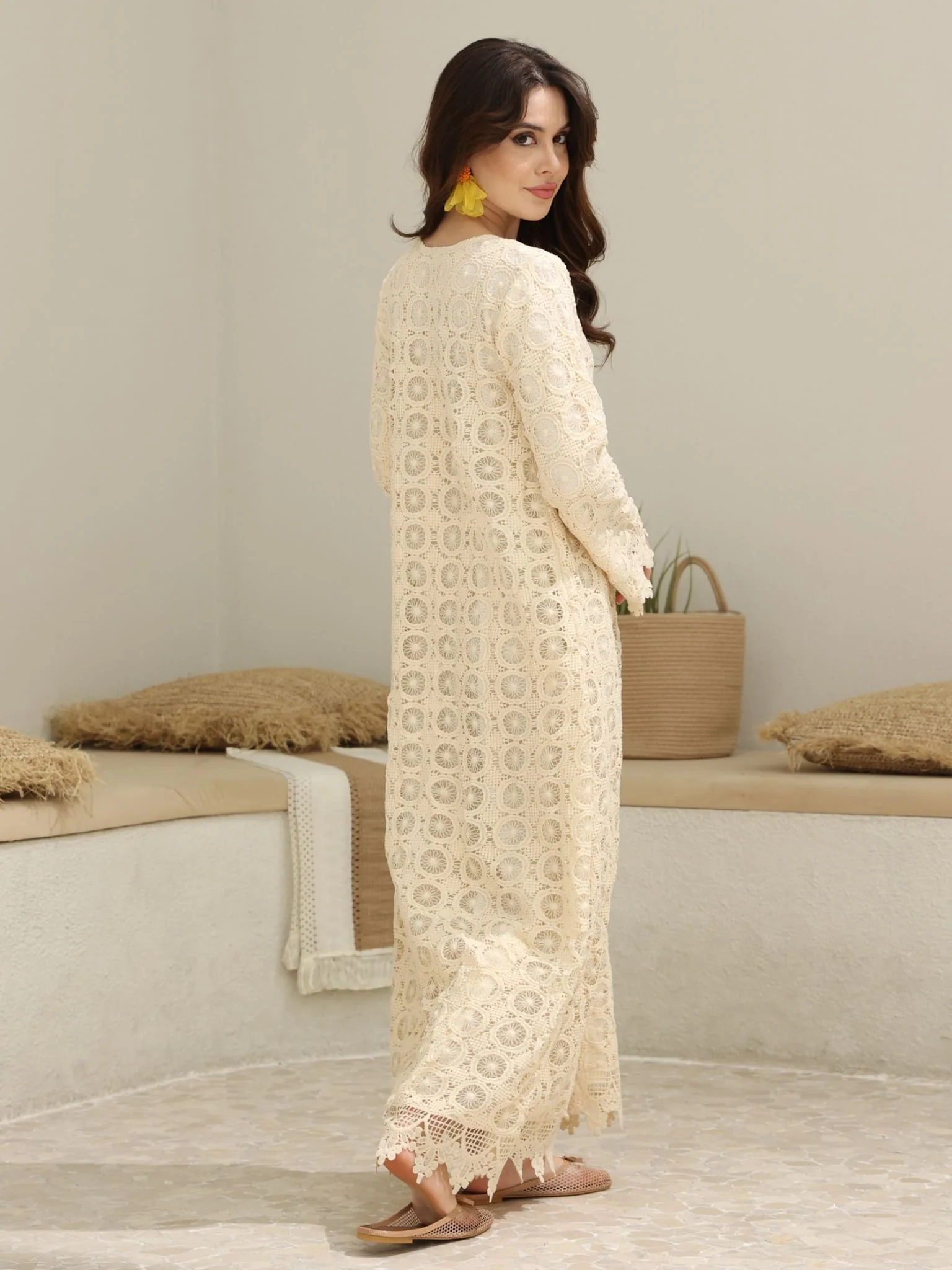 Lilium Crochet Long Dress - Image 3