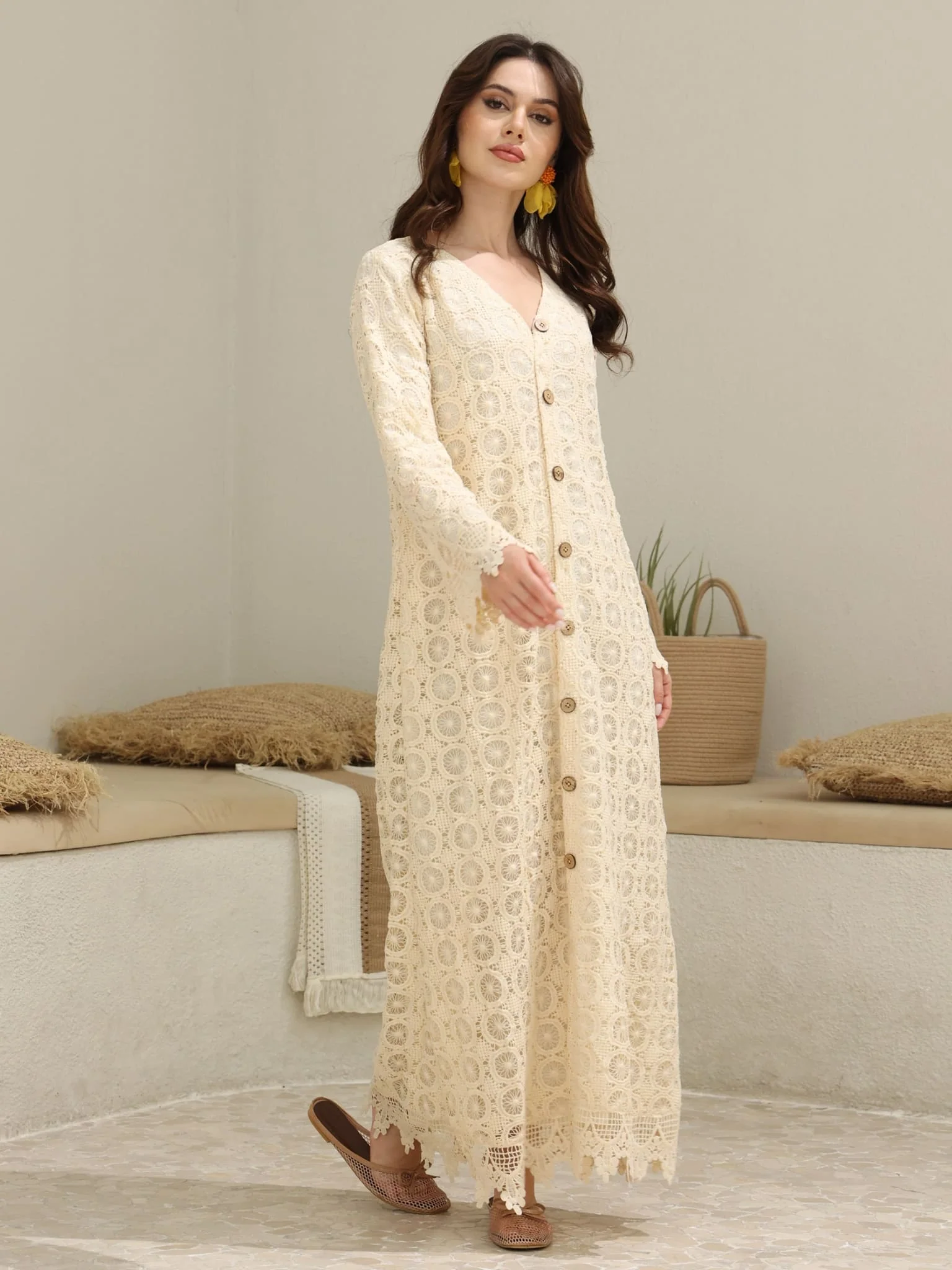 Lilium Crochet Long Dress - Image 5