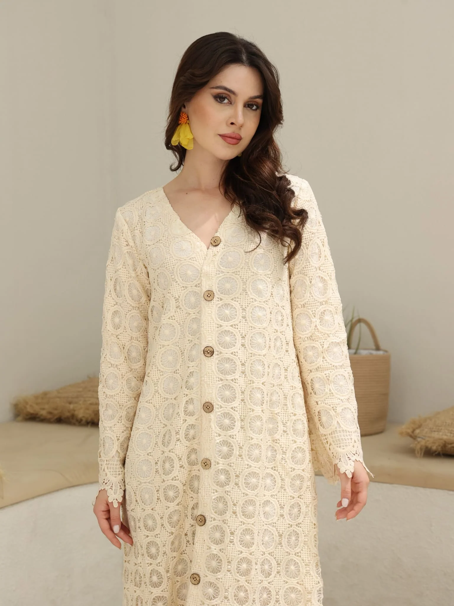 Lilium Crochet Long Dress - Image 6