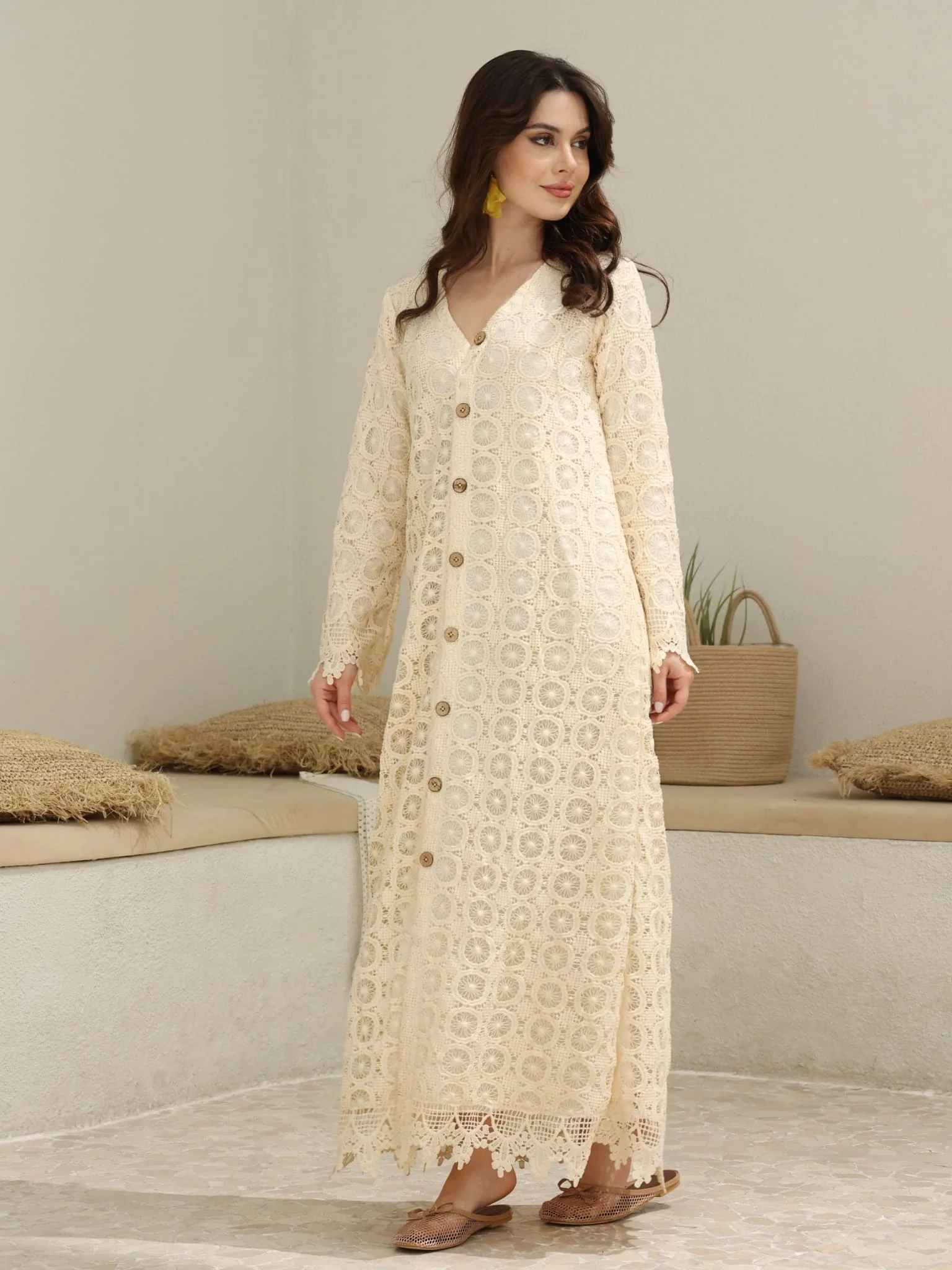 Lilium Crochet Long Dress - Image 7