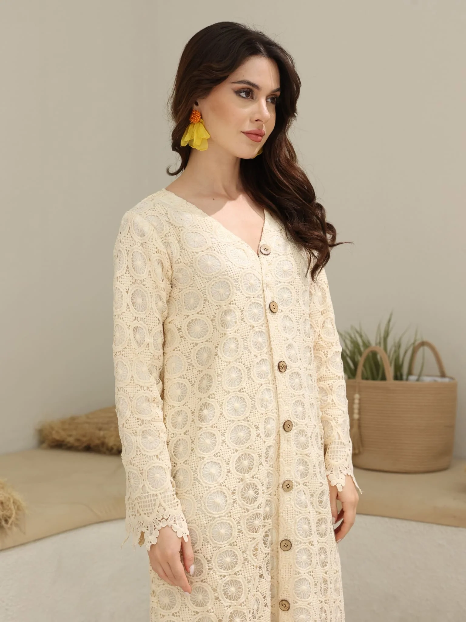 Lilium Crochet Long Dress - Image 8