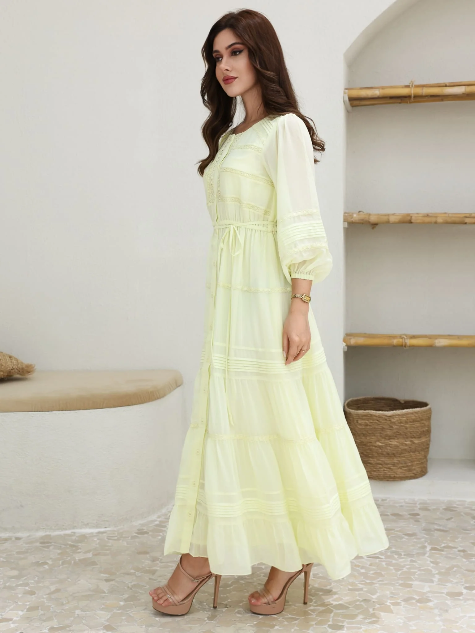 Limelette Lace Long Dress - Image 5