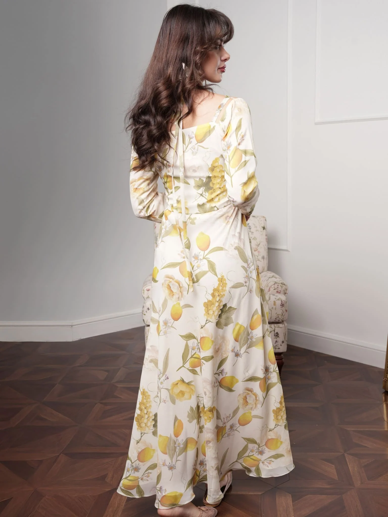Limonelle Printed Long Dress - Image 3