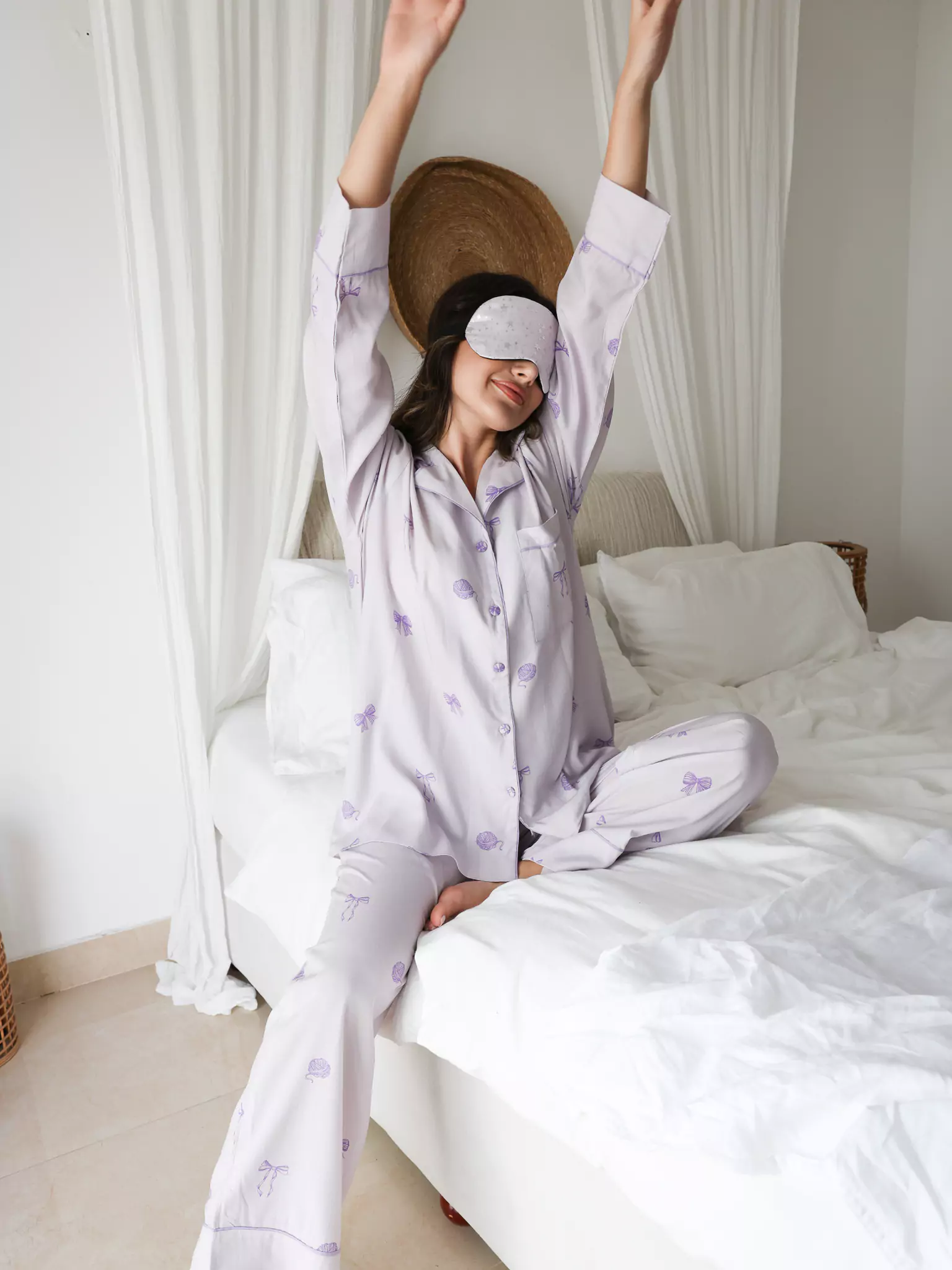 Lullaby Lounge Bow Shirt - Image 10